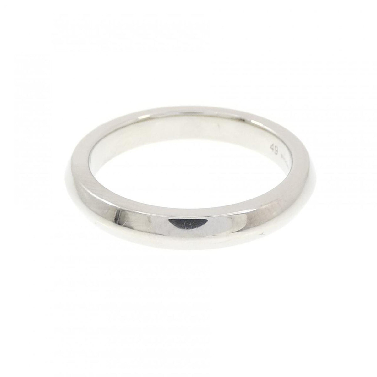 Bvlgari Platinum Platinum 950 Band Ring (Pre-Owned)