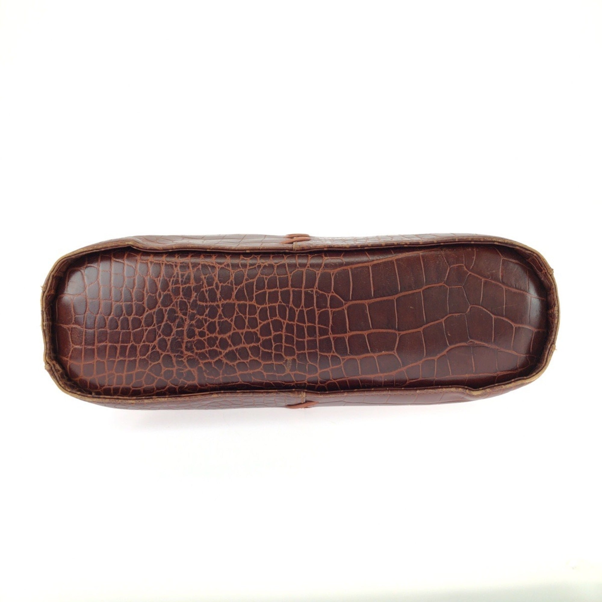 Yves Saint Laurent Brown Leather Shoulder Bag (Pre-Owned)