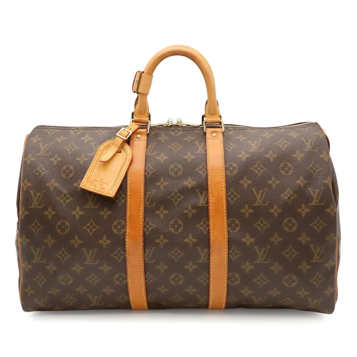 Louis Vuitton Brown Monogram Monogram Boston Bag Handbag (Pre-Owned)