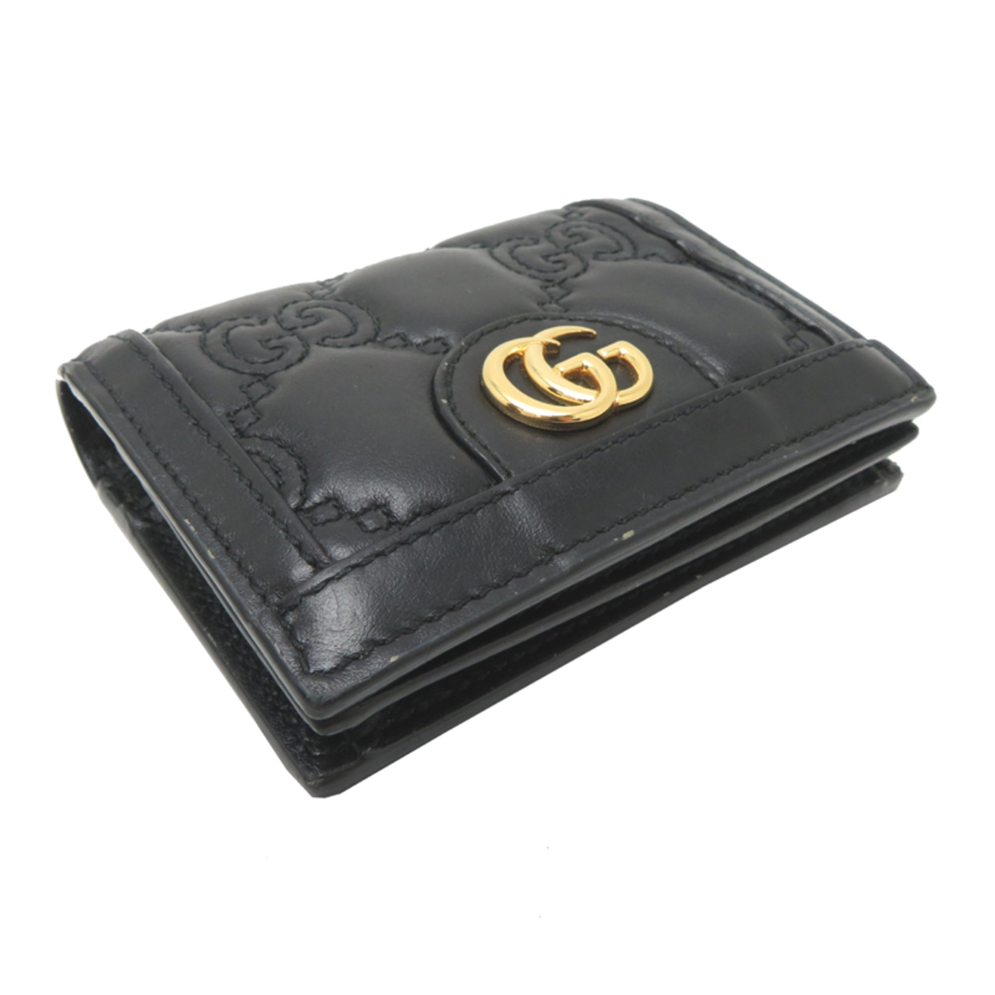 Gucci Black Leather Wallet (Bi-Fold) (Pre-Owned)