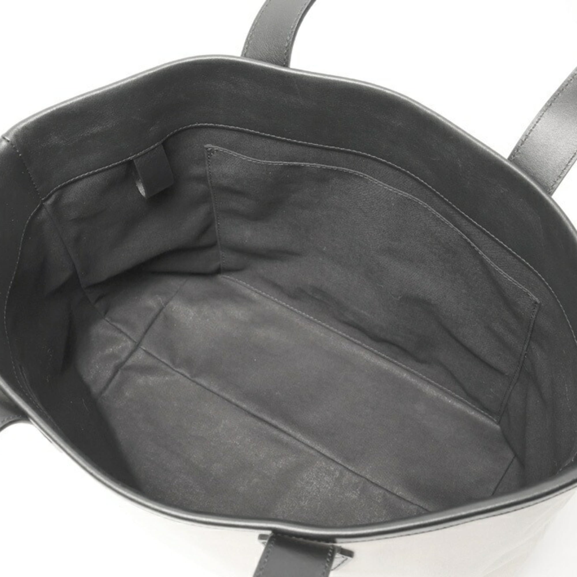 Balenciaga Black Canvas Leather Tote Bag (Pre-Owned)