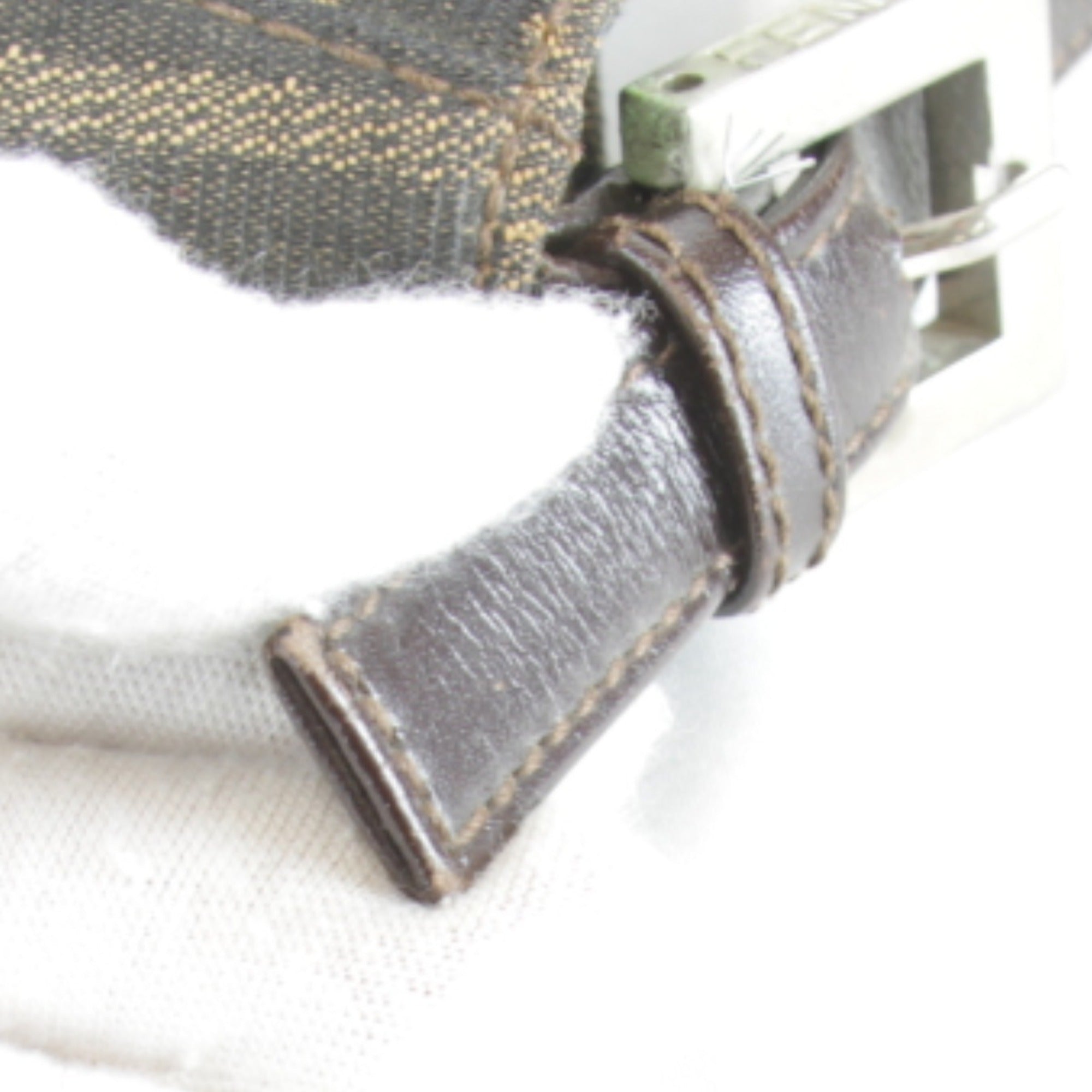 Fendi Brown Zucca Shoulder Bag (Pre-Owned)