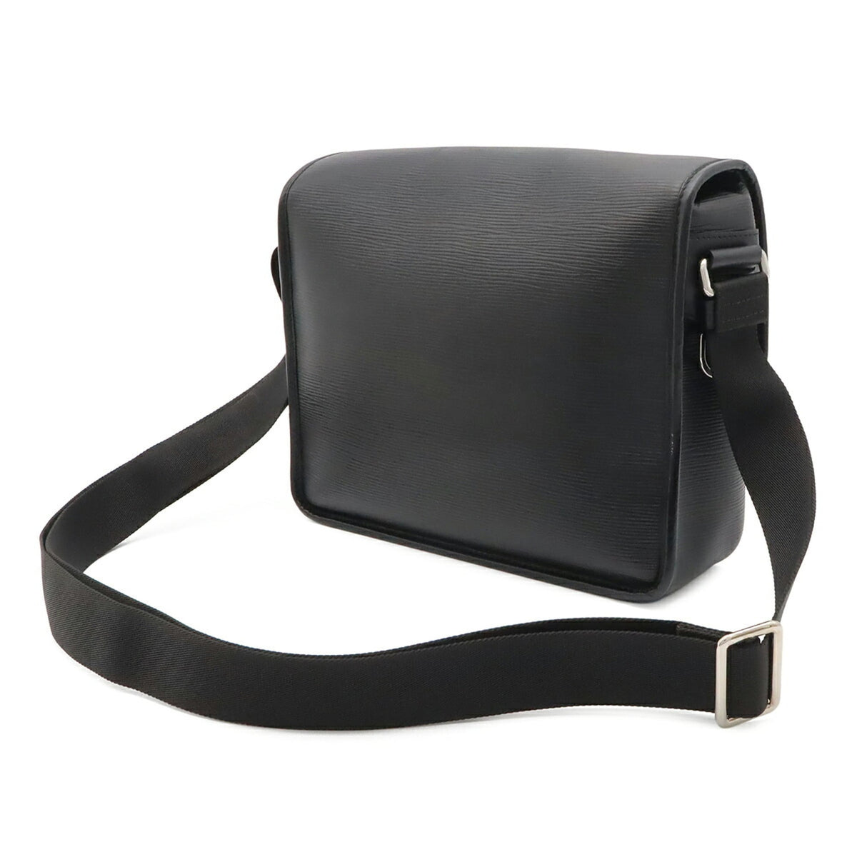Louis Vuitton Noir Epi Leather Messenger Bag Shoulder Bag (Pre-Owned)