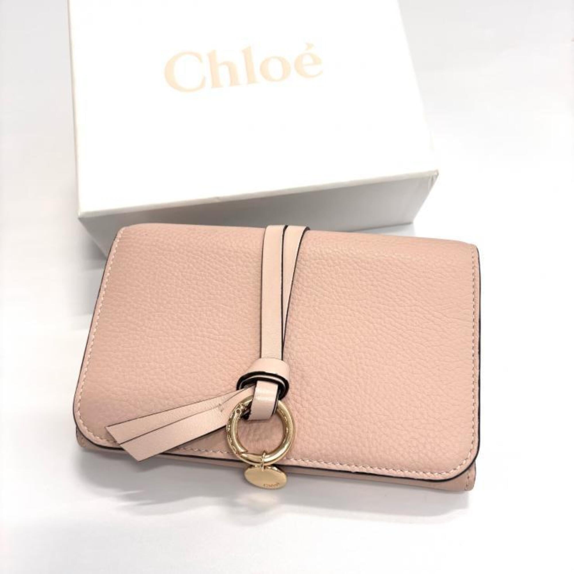 Chloé Beige Pink Wallet (Tri-Fold) (Pre-Owned)