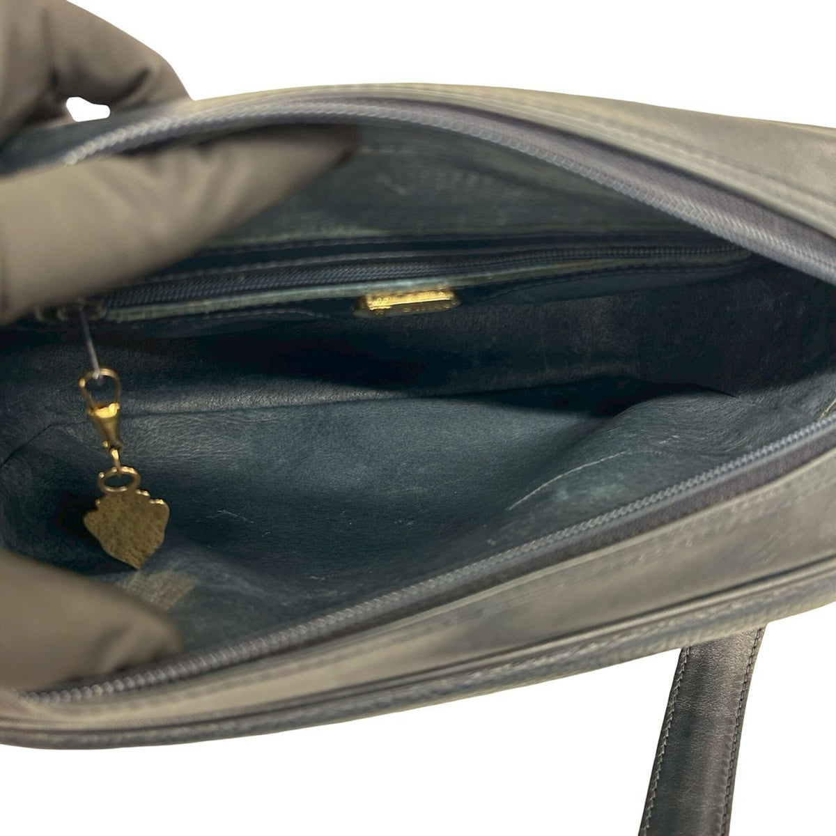 Gucci Navy Leather Pochette Shoulder Bag (Pre-Owned)