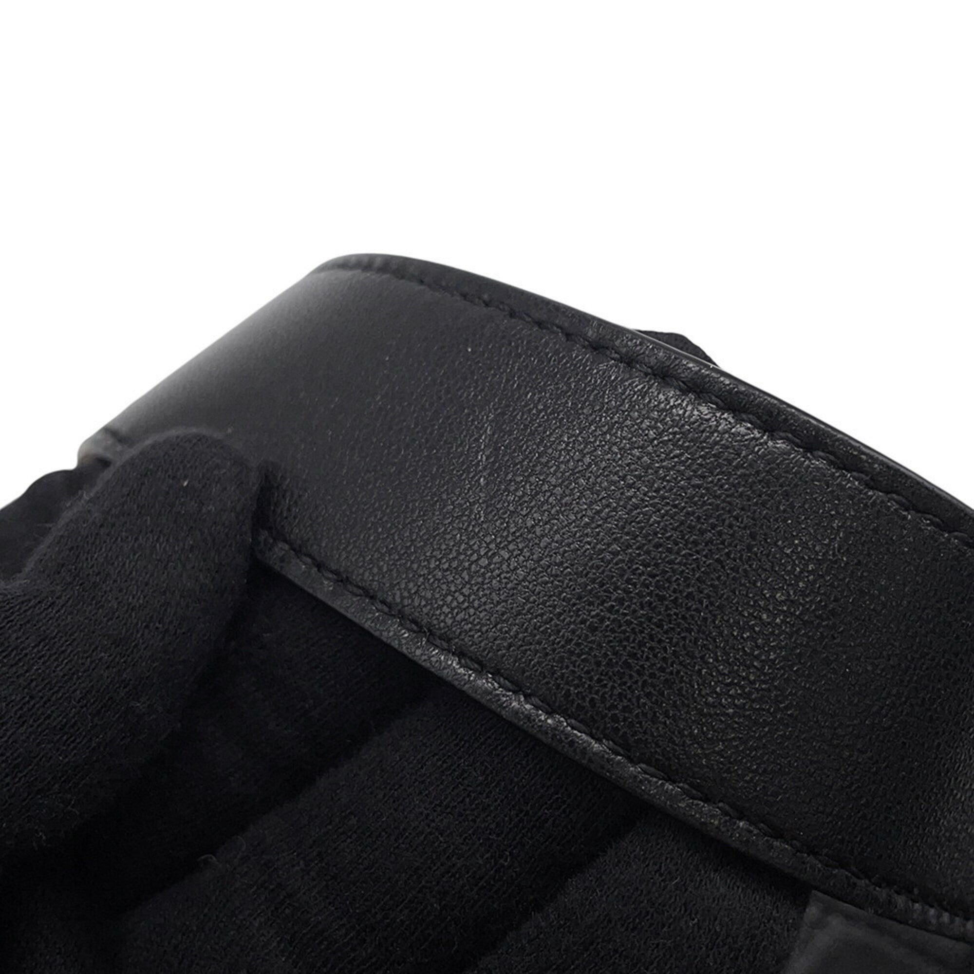 Saint Laurent Black Leather Handbag Shoulder Bag (Pre-Owned)