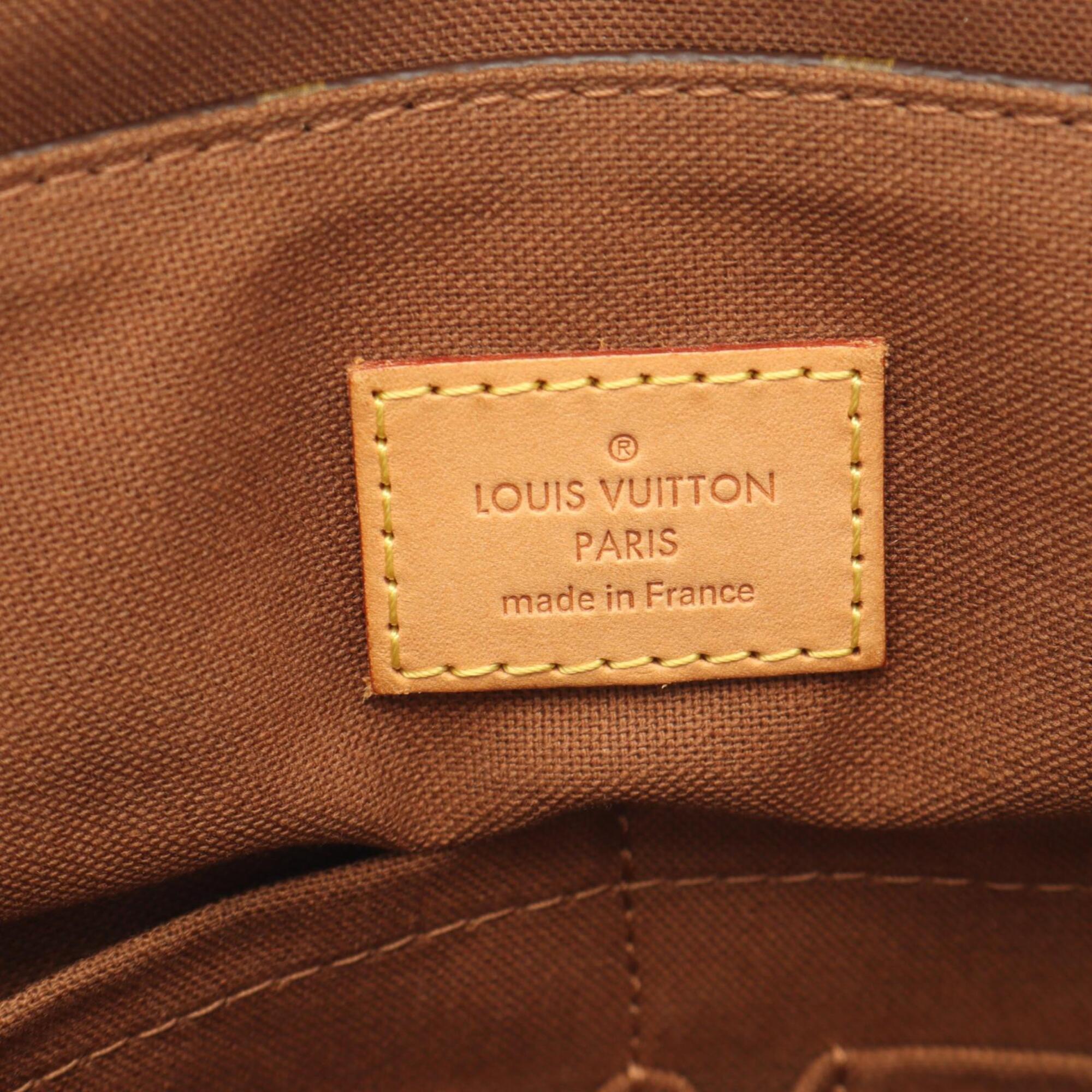 Louis Vuitton Brown Monogram Coated Canvas Handbag Shoulder Bag (Pre-Owned)