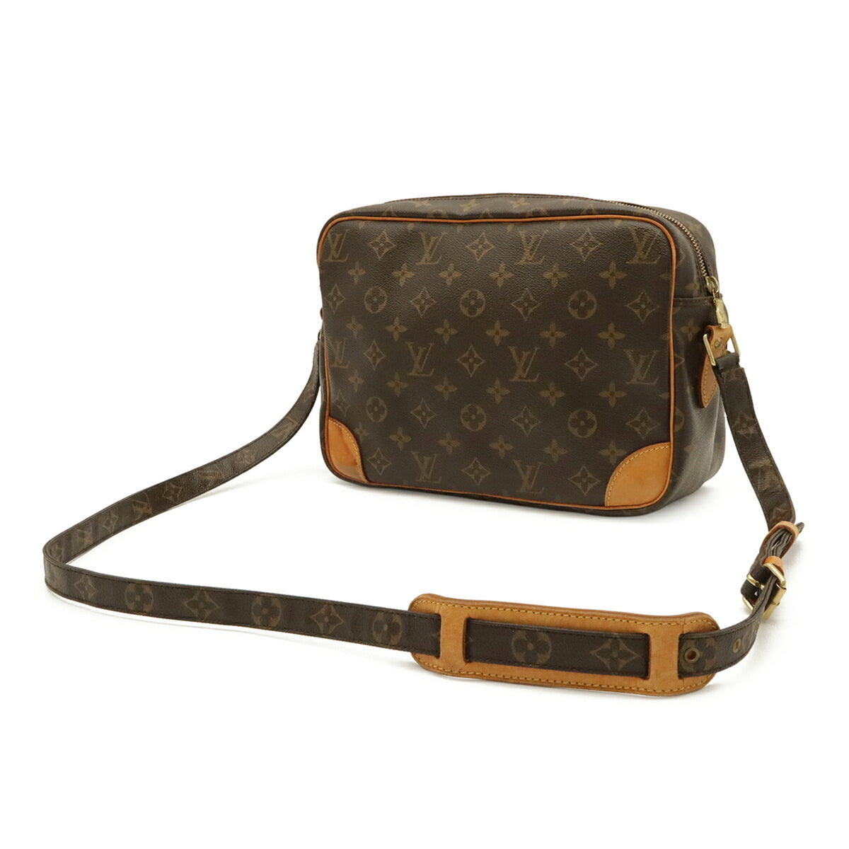 Louis Vuitton Brown Monogram Canvas Handbag Shoulder Bag (Pre-Owned)
