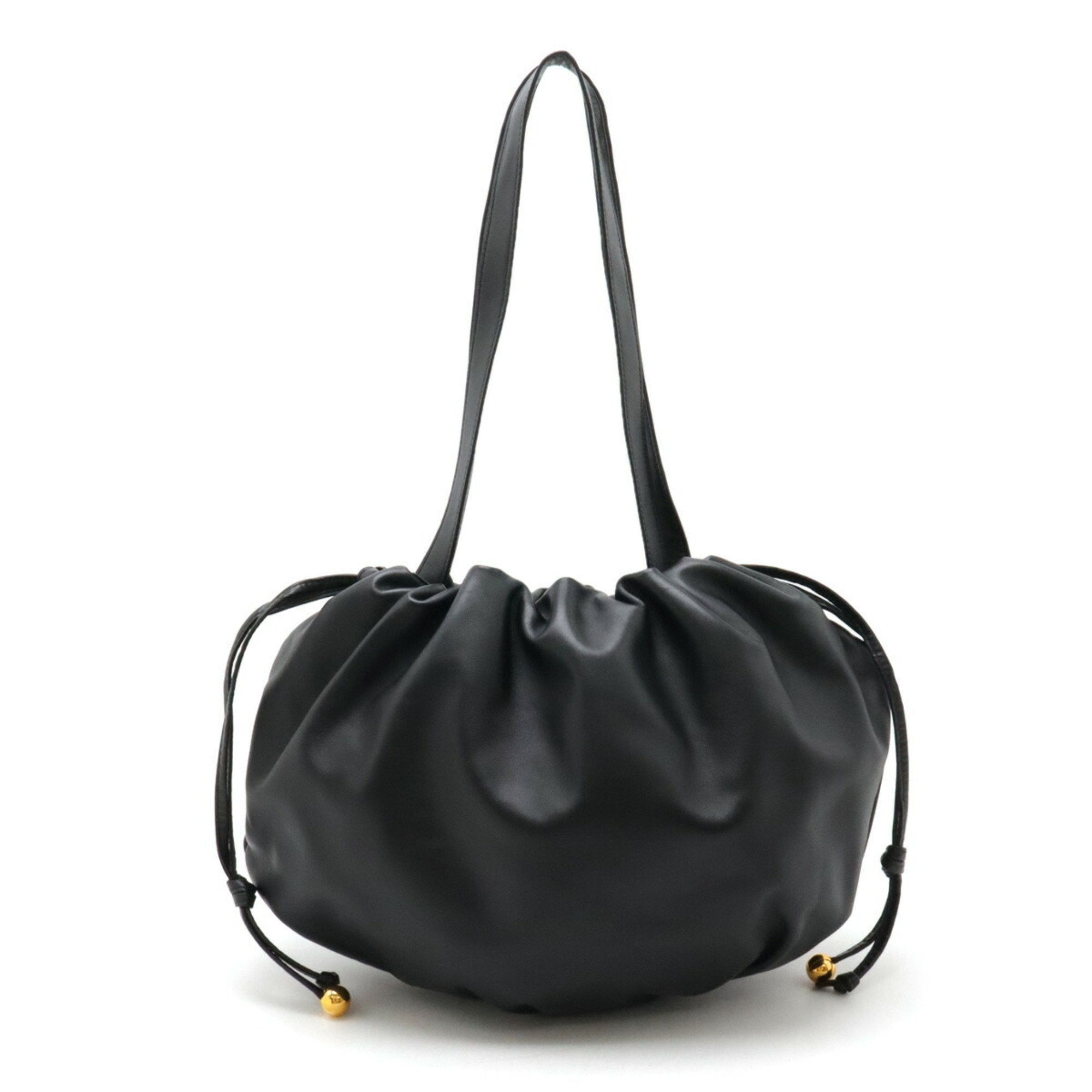 Bottega Veneta Black Leather Tote Bag (Pre-Owned)