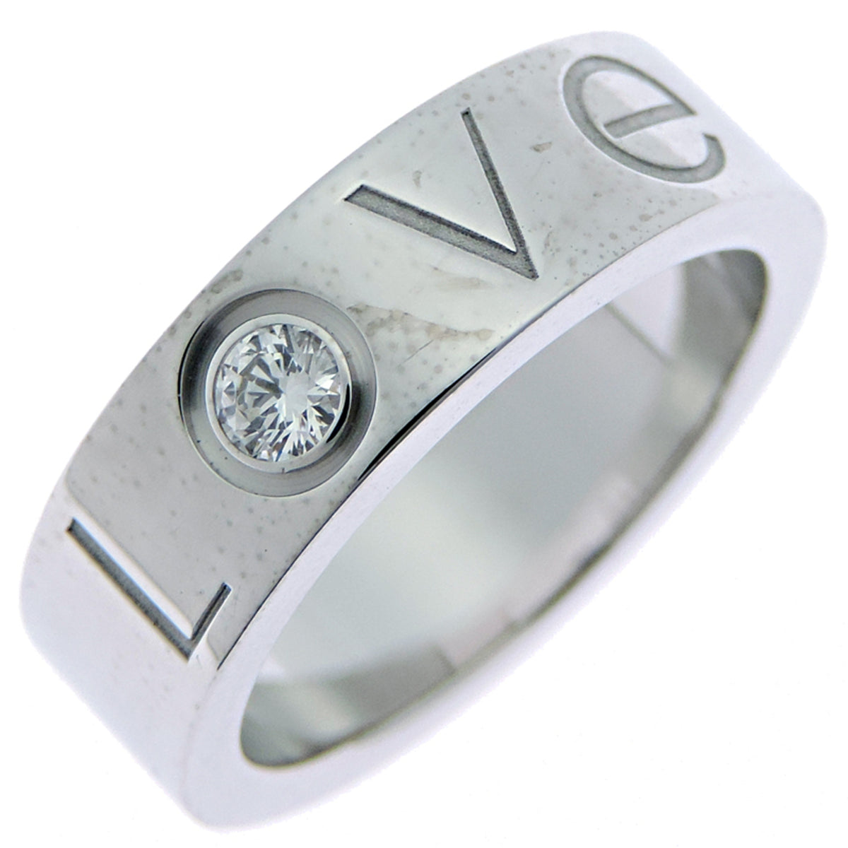 Cartier White Gold (18K) Band Ring (Pre-Owned)
