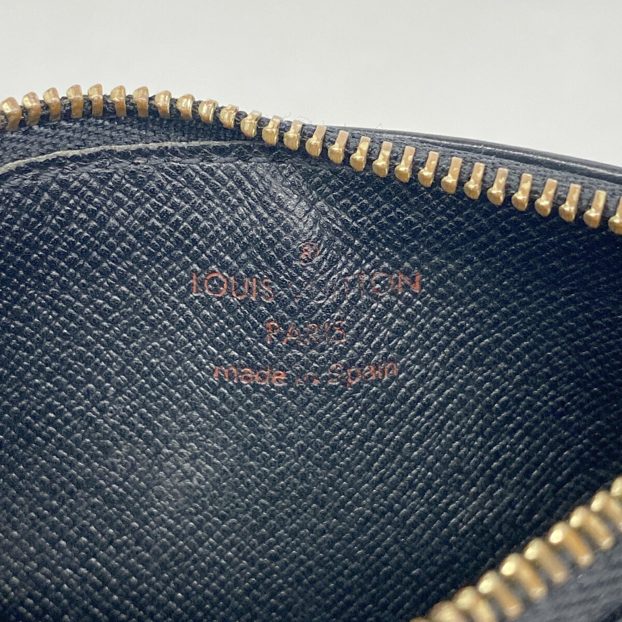 Louis Vuitton Noir Coin Purse/Coin Case (Pre-Owned)