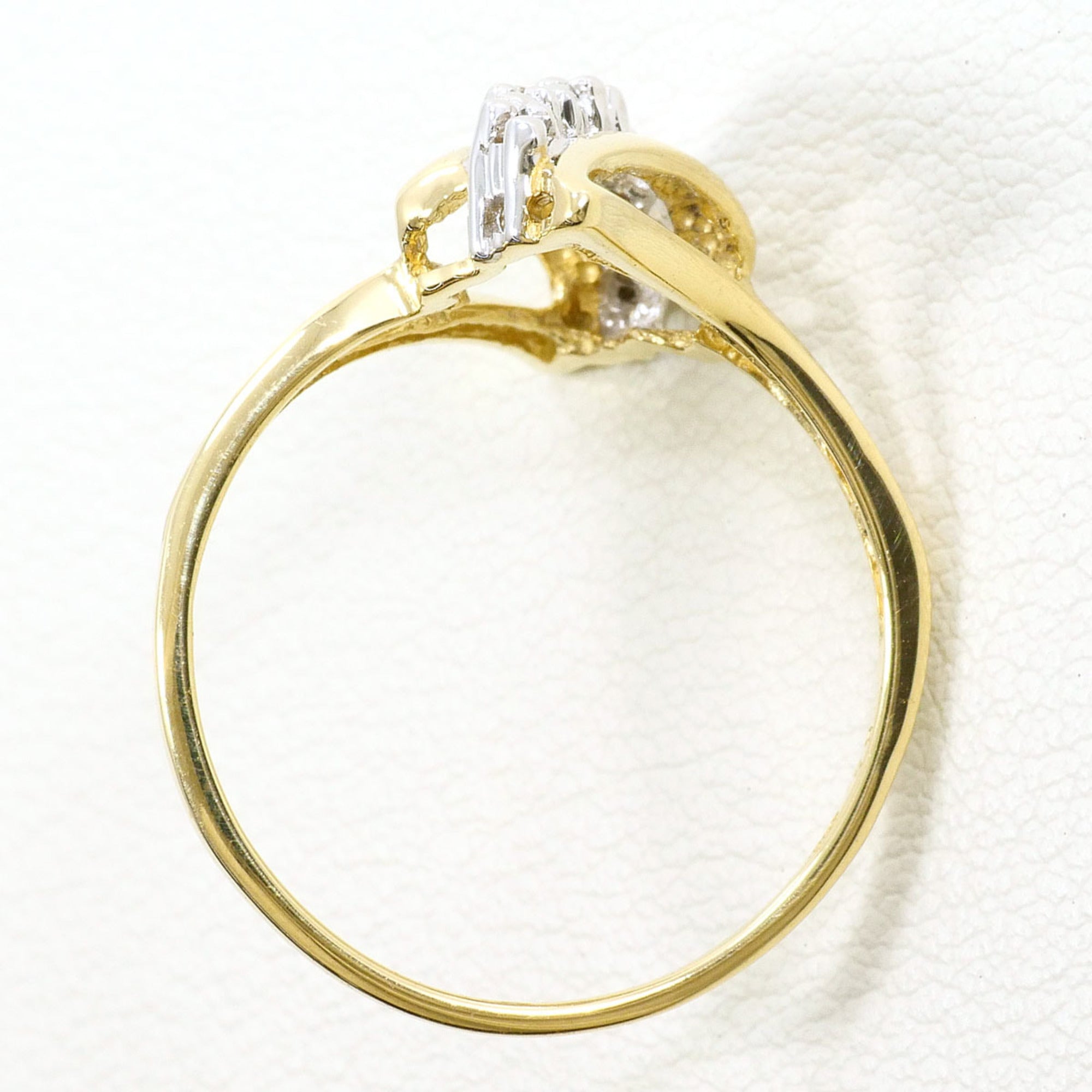 Unbranded White Gold Yellow Gold White Gold (10K) Yellow Gold (10K) Band Ring (Pre-Owned)