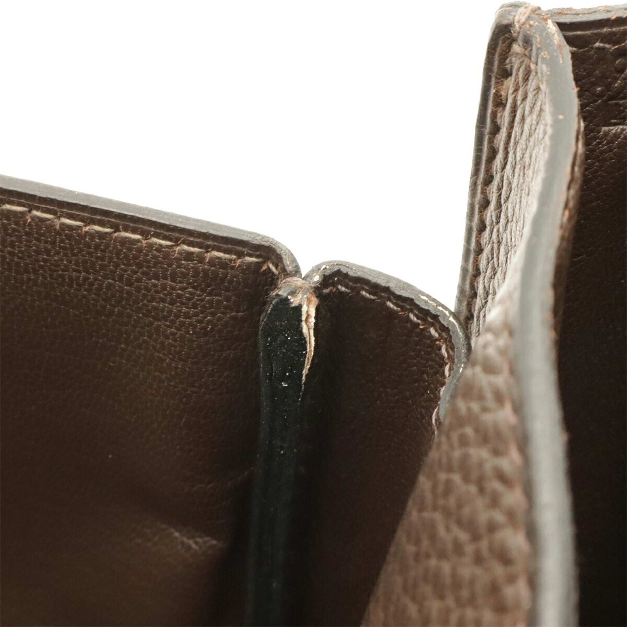 Hermes Brown Taurillon Clemence Leather Shoulder Bag (Pre-Owned)