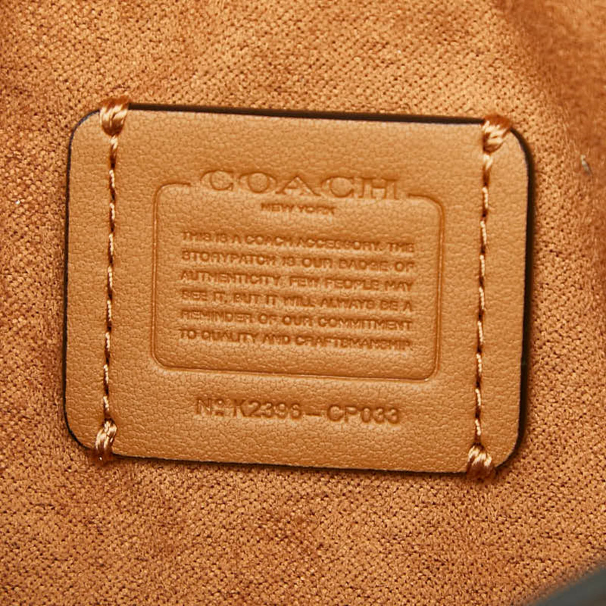 Coach Signature Brown Pvc Leather Shoulder Bag (Pre-Owned)