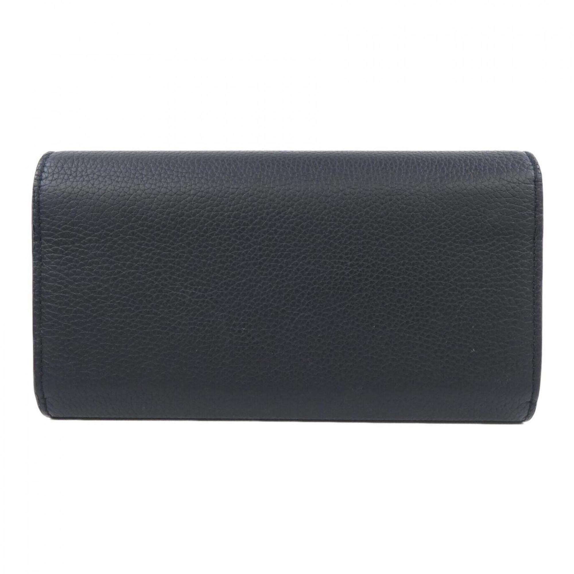Christian Dior Black Long Bill Wallet (Bi-Fold) (Pre-Owned)