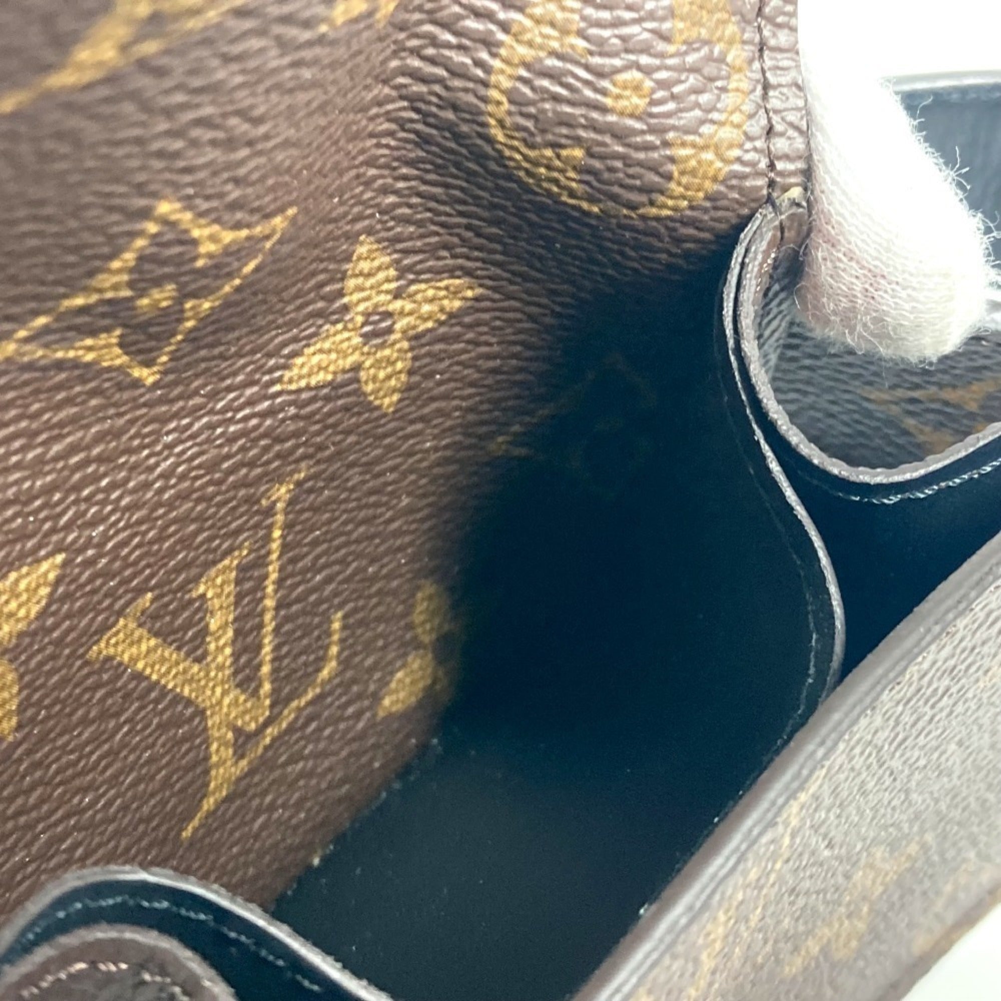 Louis Vuitton Brown Monogram Canvas Pouch Sling Bag (Pre-Owned)