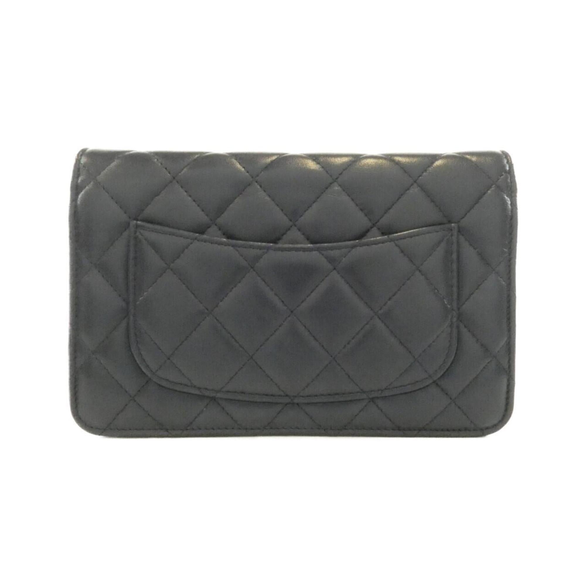 Chanel Navy Chain/Shoulder Wallet (Pre-Owned)