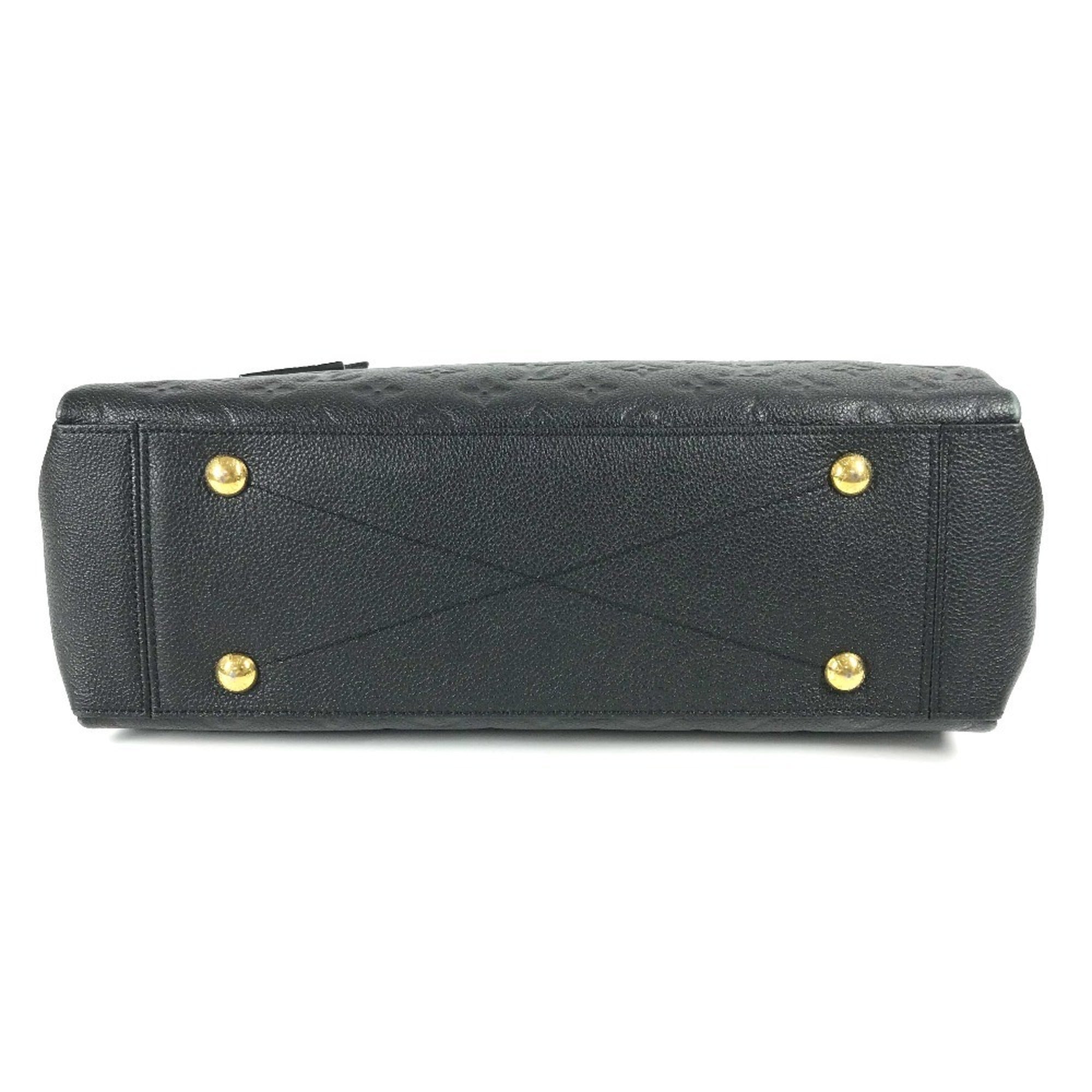 Louis Vuitton Black Noir Monogram Empreinte Shoulder Bag Tote Bag (Pre-Owned)