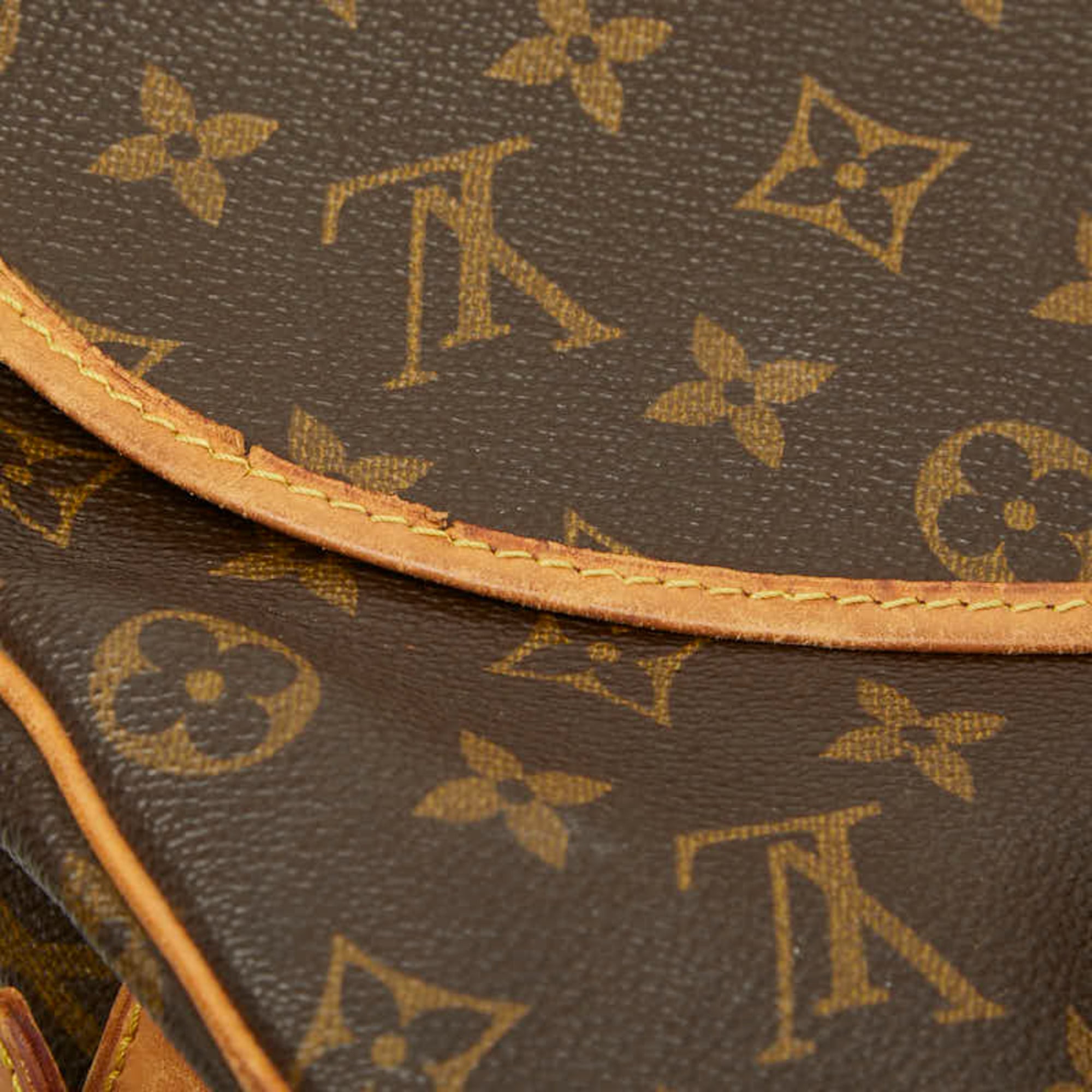 Louis Vuitton Brown Pvc Leather Shoulder Bag (Pre-Owned)