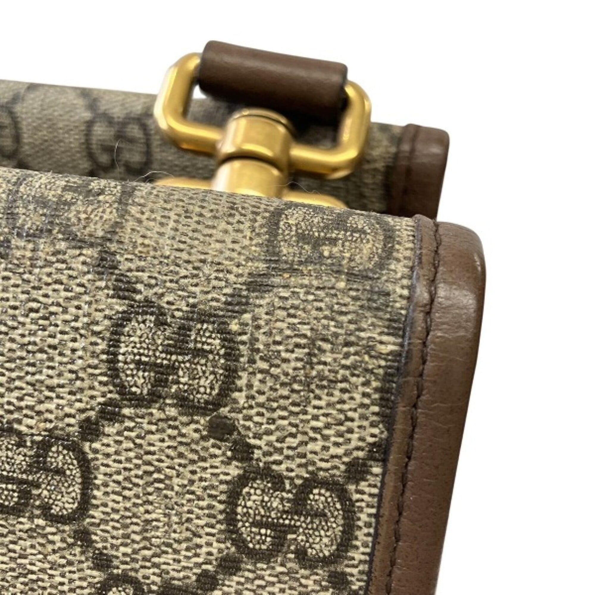 Gucci Beige Gg Supreme Messenger Bag Shoulder Bag (Pre-Owned)