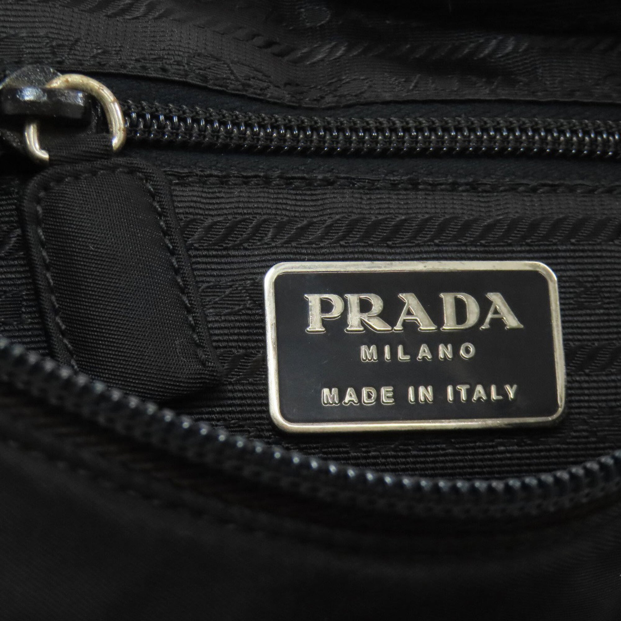 Prada Black Nylon Tote Bag (Pre-Owned)
