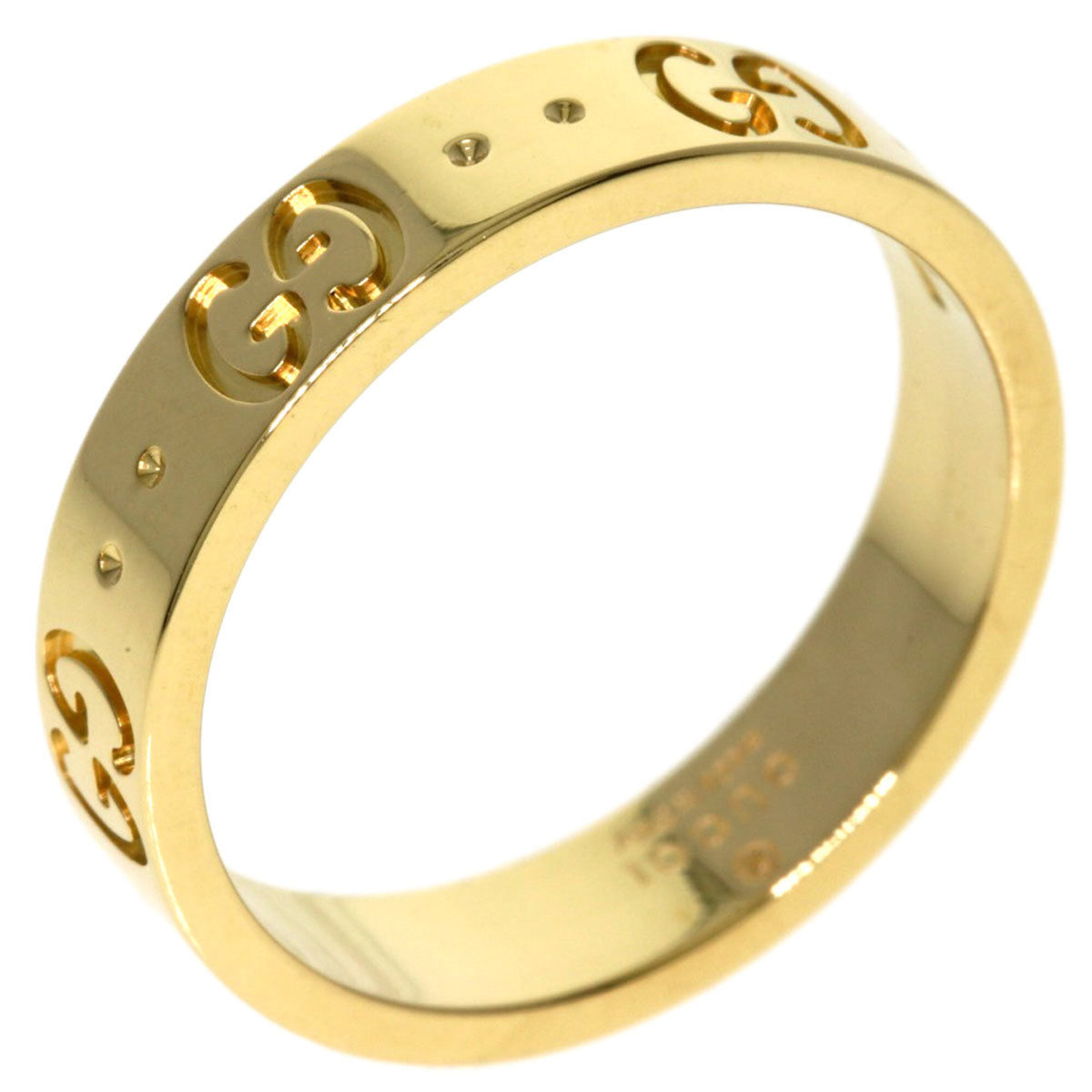 Gucci Icon Yellow Gold (18K) Band Ring (Pre-Owned)