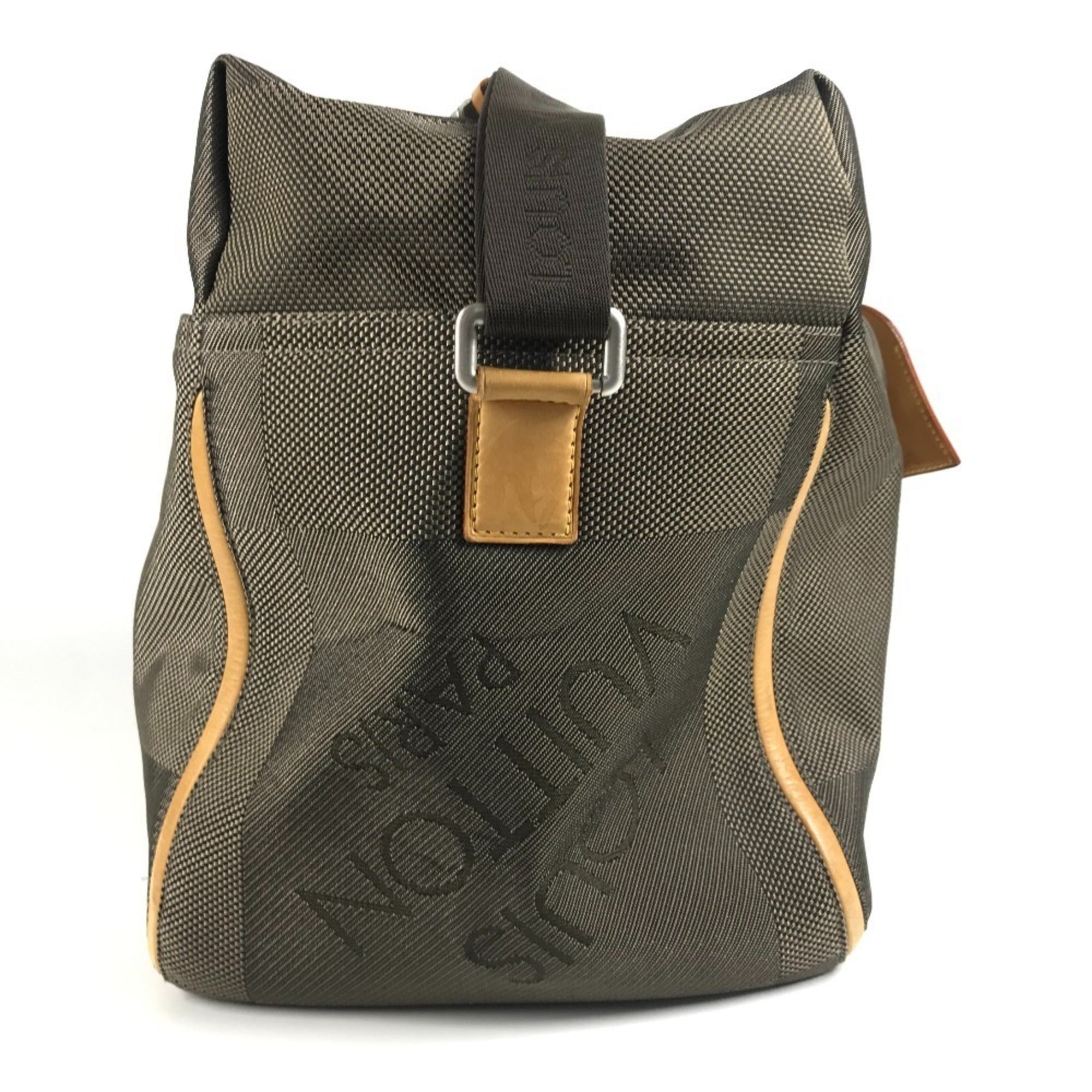 Louis Vuitton Earth Khaki Damier Geant Canvas Boston Bag Shoulder Bag (Pre-Owned)