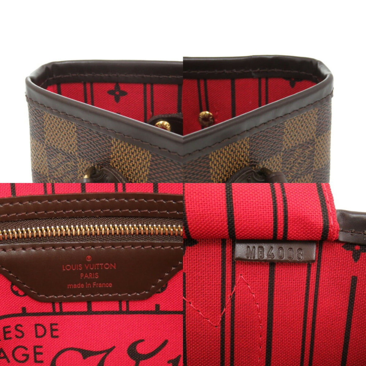 Louis Vuitton Brown Damier Canvas Tote Bag (Pre-Owned)