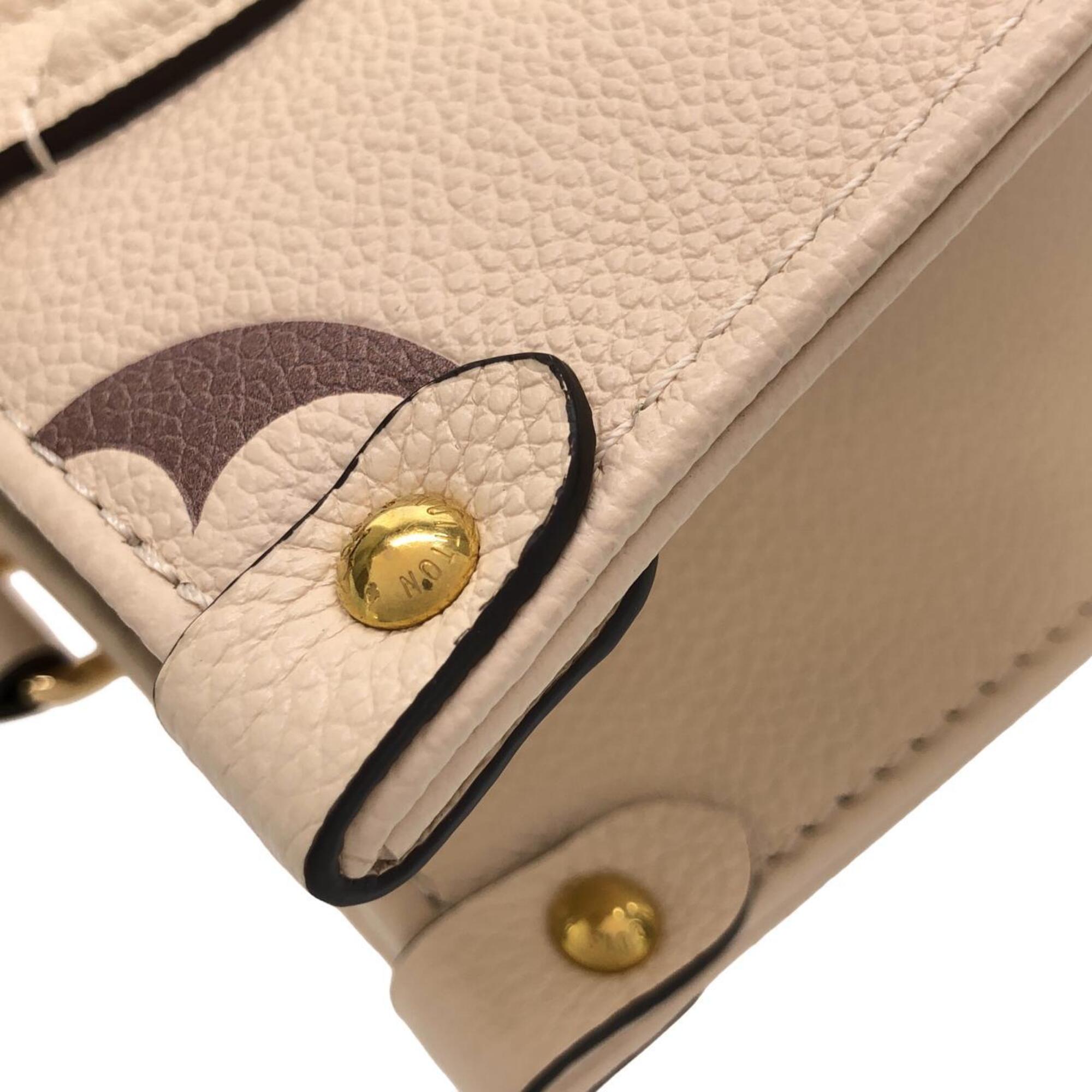 Louis Vuitton Beige Leather Handbag (Pre-Owned)