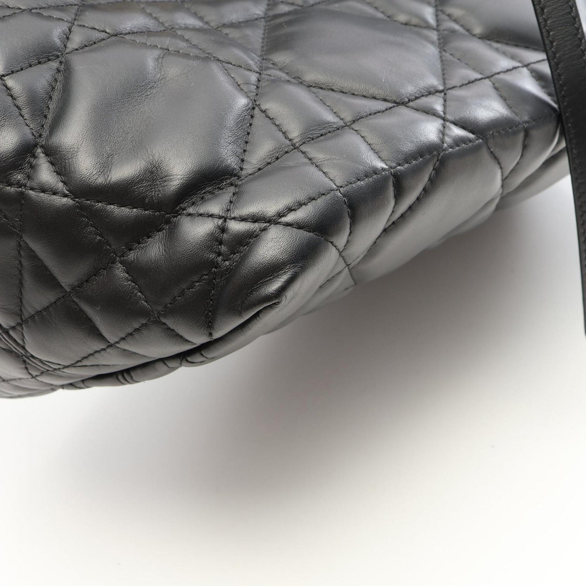 Christian Dior Black Leather Handbag Pouch (Pre-Owned)