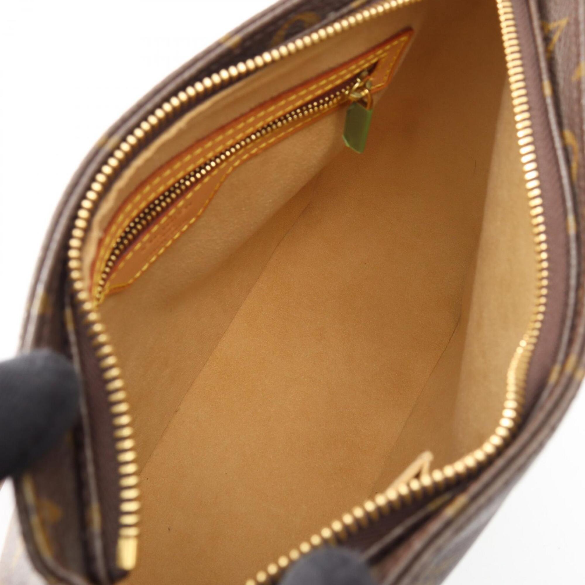 Louis Vuitton Brown Monogram Monogram Leather Handbag Shoulder Bag (Pre-Owned)