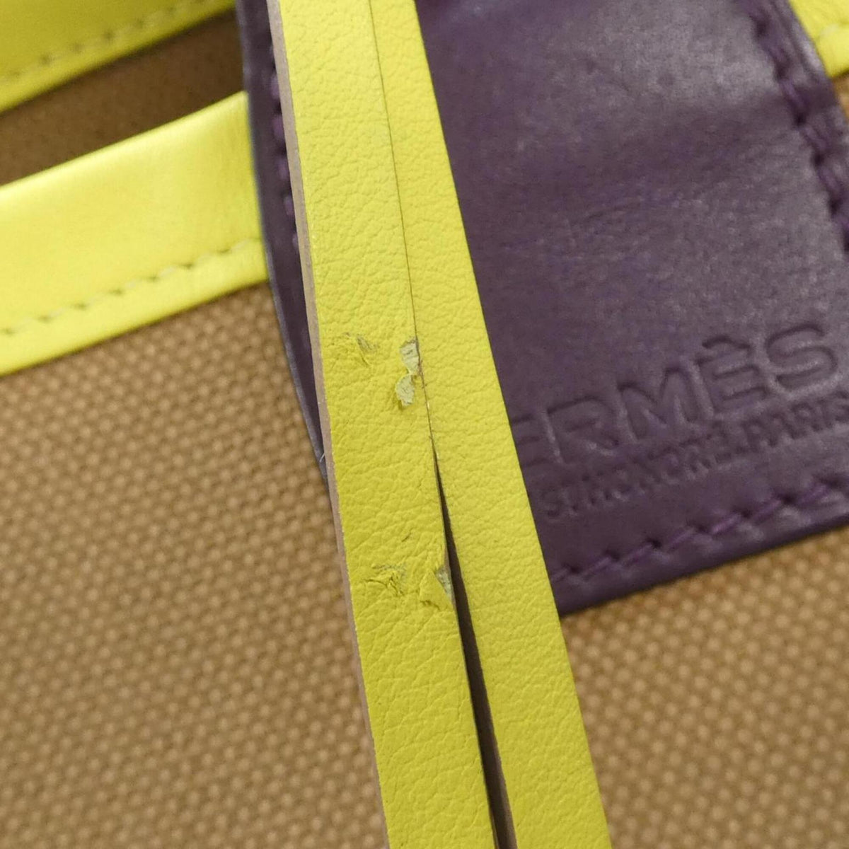 Hermes Cassis Lime Swift Leather Handbag (Pre-Owned)