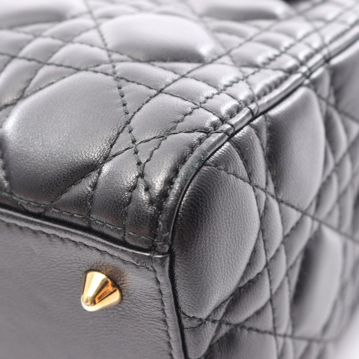 Christian Dior Black Leather Handbag (Pre-Owned)