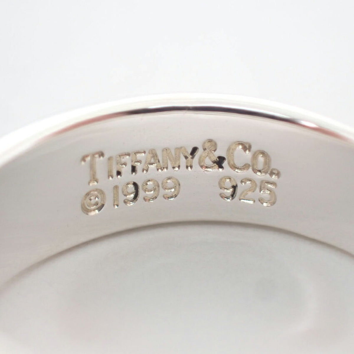 Tiffany Sterling Silver 925 Band Ring (Pre-Owned)