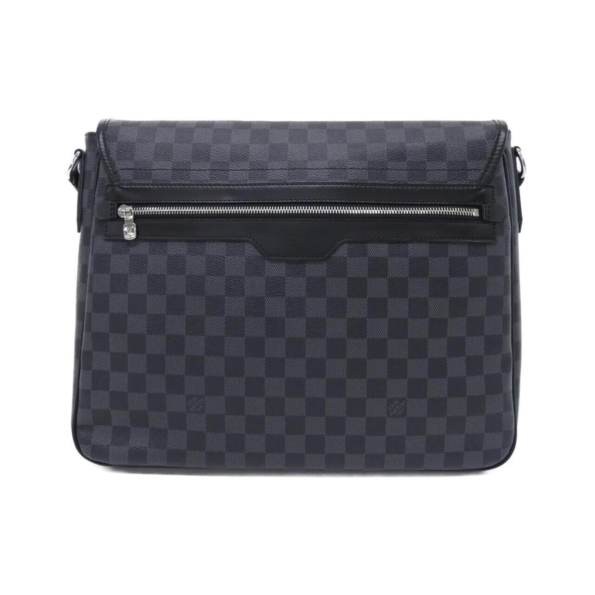 Louis Vuitton Graphite Coated Canvas Shoulder Bag (Pre-Owned)