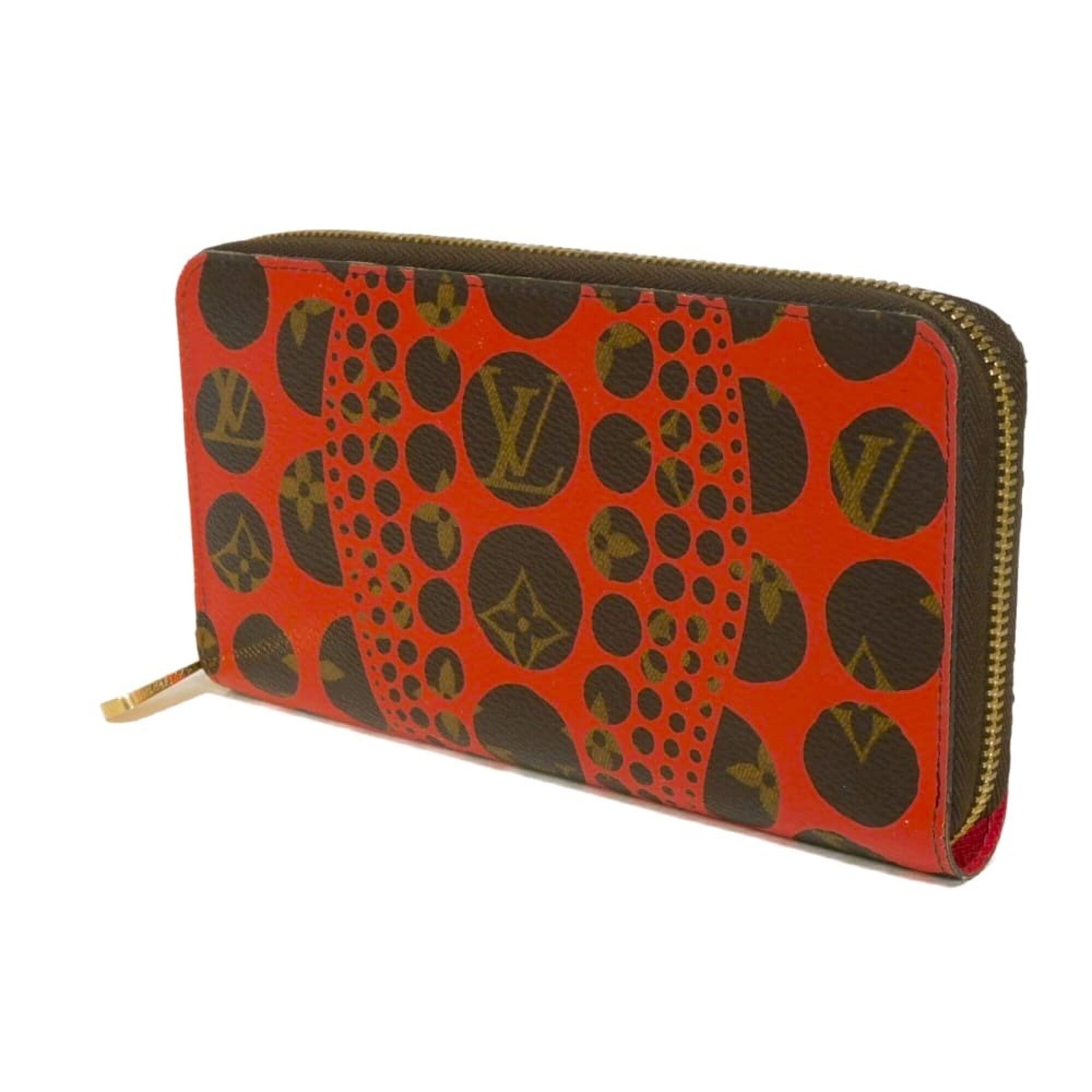 Louis Vuitton Pumpkin Dot (Yayoi Kusama) Rouge Pumpkin Dot (Yayoi Kusama) Long Wallet (Bi-Fold) (Pre-Owned)
