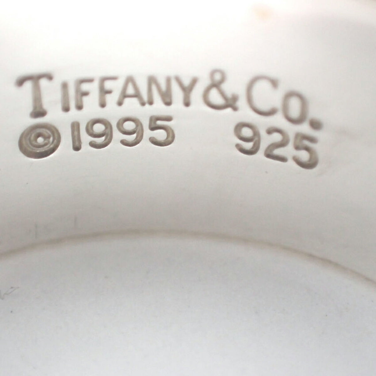 Tiffany Sterling Silver 925 Band Ring (Pre-Owned)