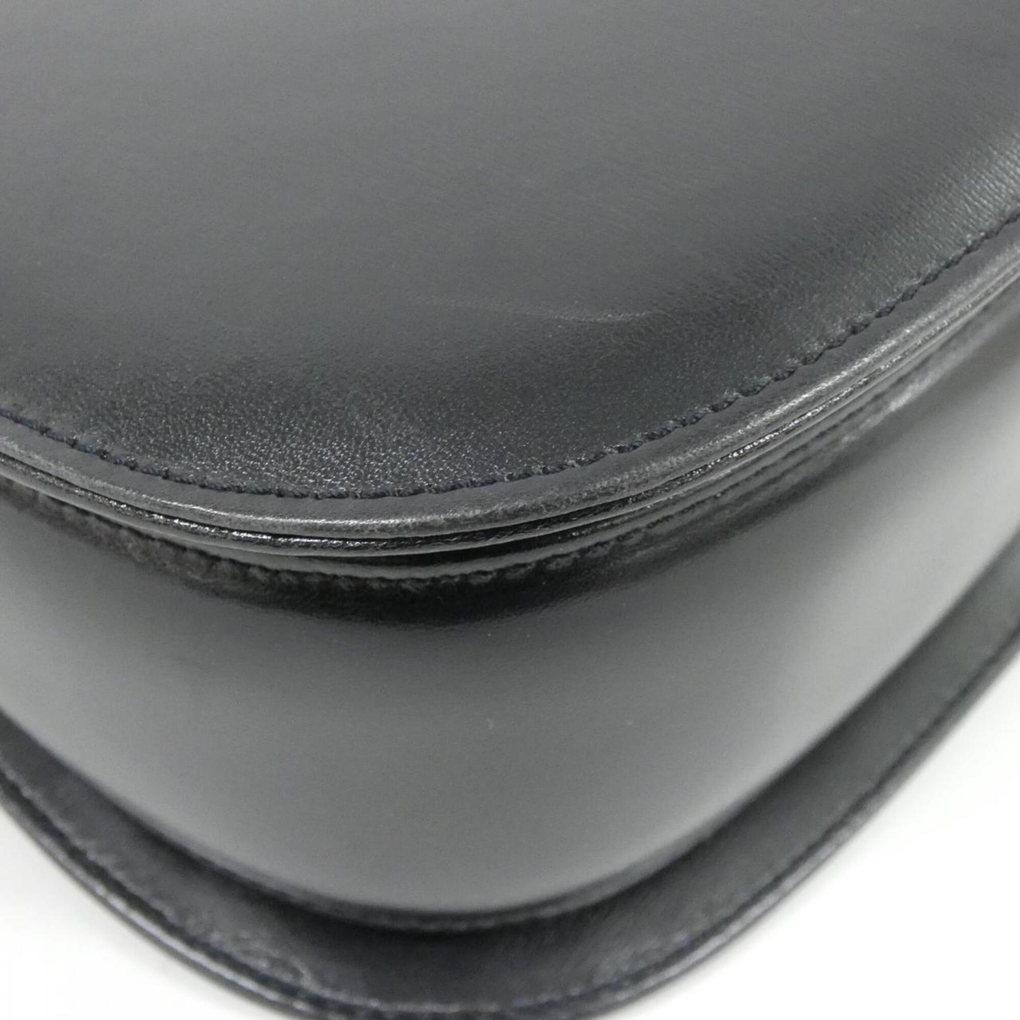 Gucci Black Leather Handbag (Pre-Owned)