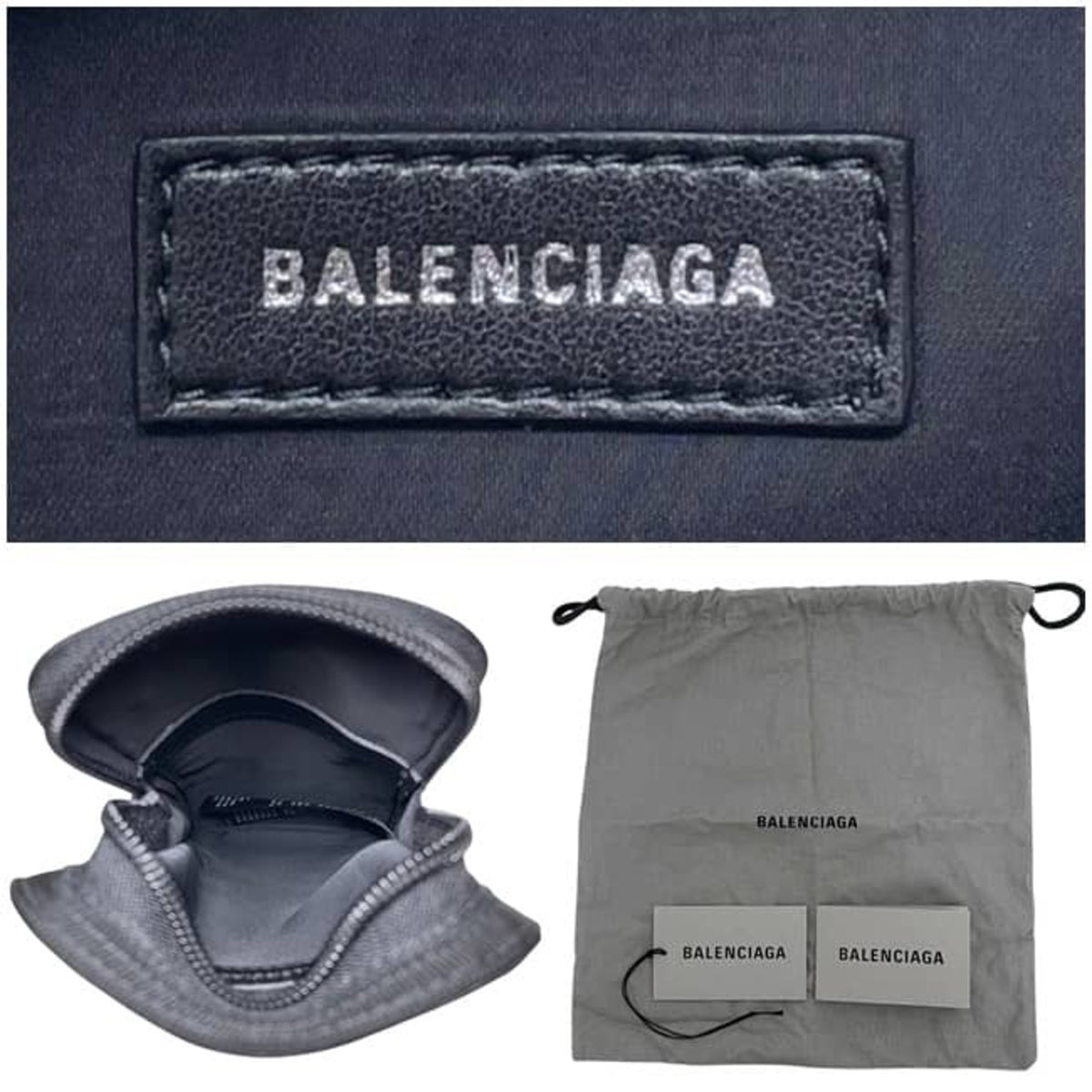 Balenciaga Black Canvas Pouch (Pre-Owned)
