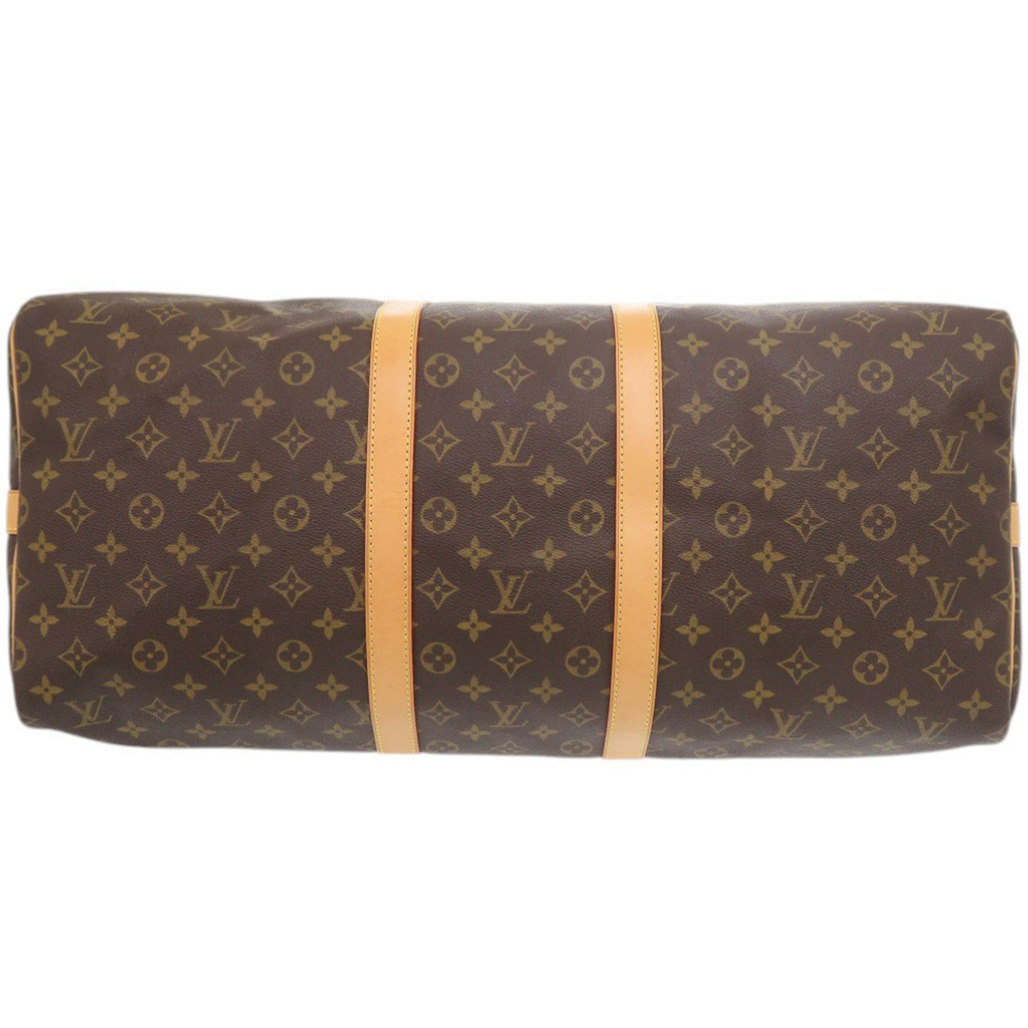 Louis Vuitton Brown Monogram Canvas Boston Bag (Pre-Owned)