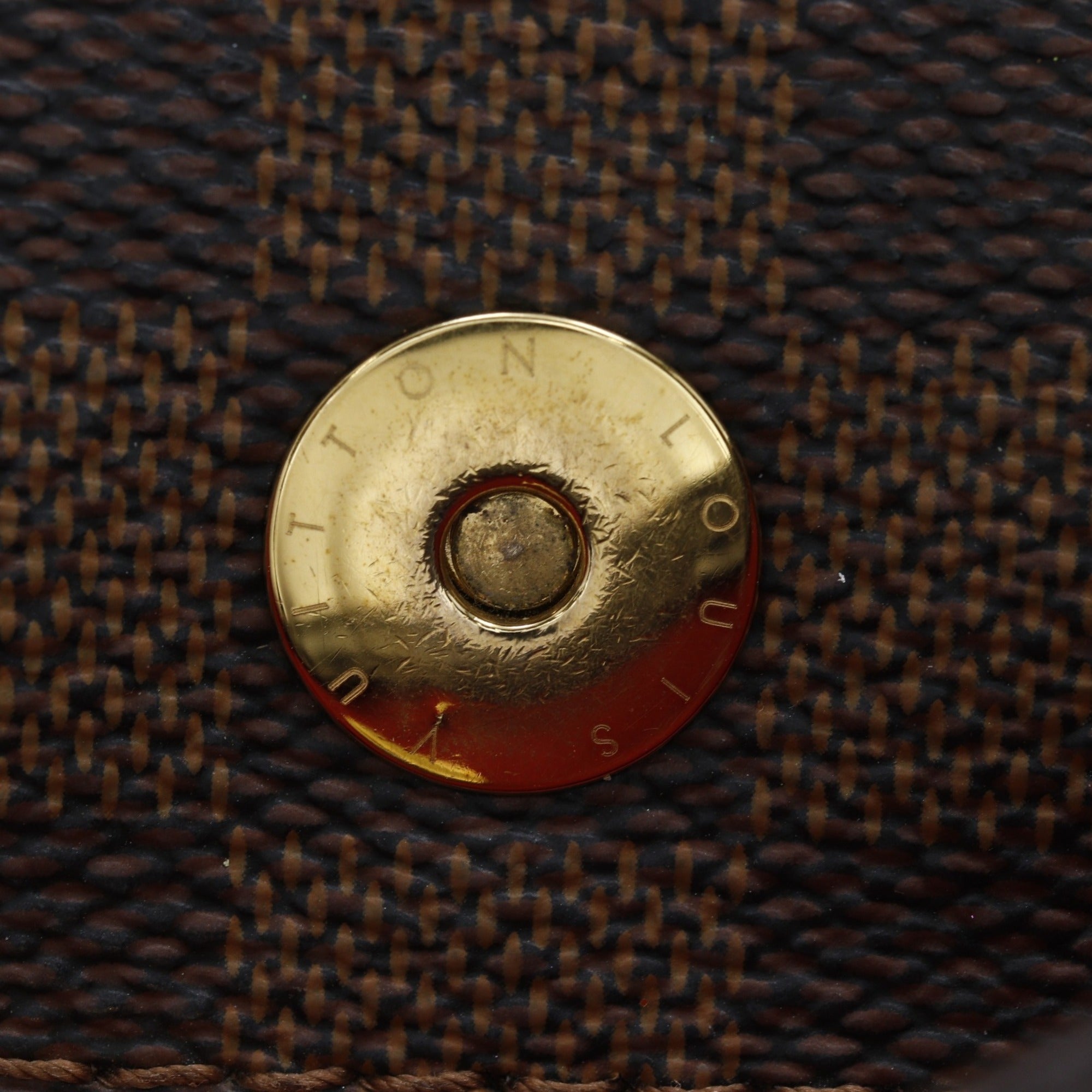 Louis Vuitton Brown Damier Canvas Shoulder Bag (Pre-Owned)