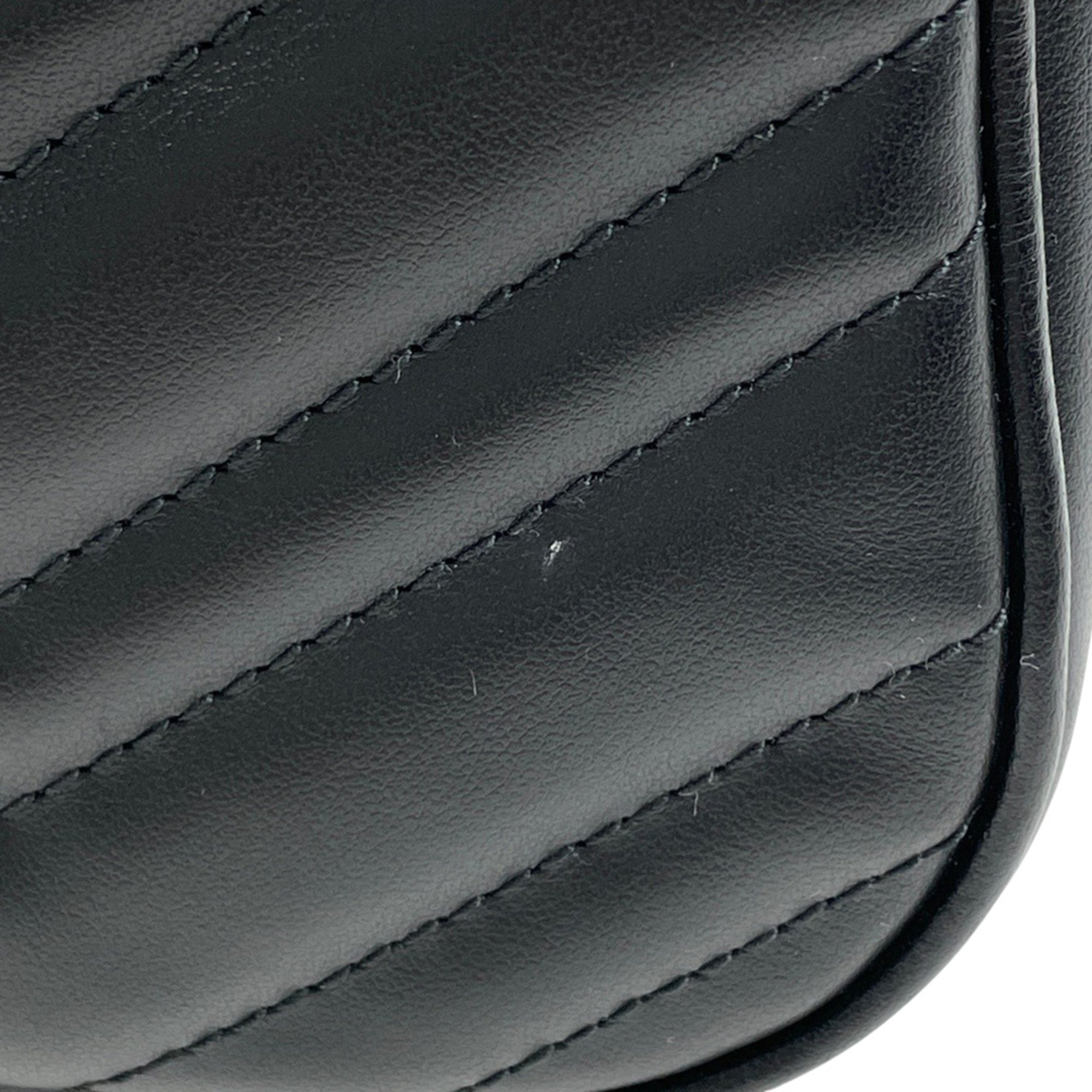 Gucci Black Leather Shoulder Bag (Pre-Owned)
