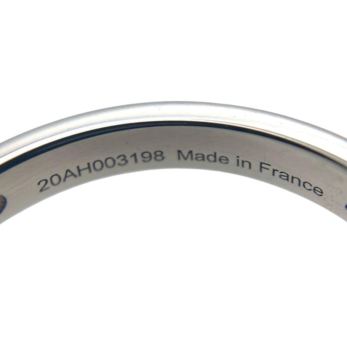 Hermes Platinum 950 Band Ring (Pre-Owned)