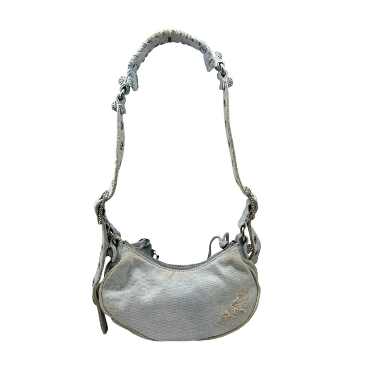 Balenciaga Blue Denim Shoulder Bag (Pre-Owned)