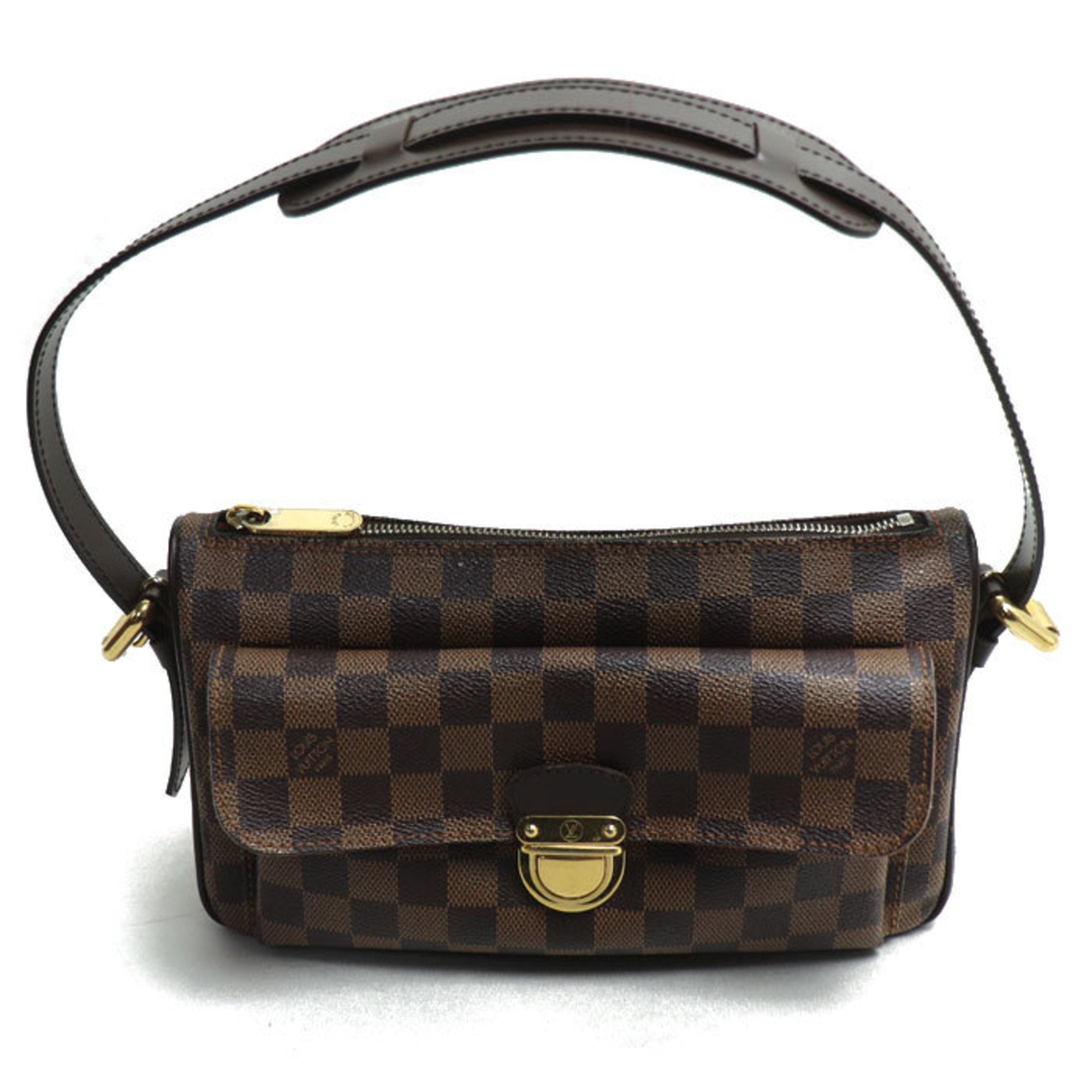 Louis Vuitton Ebene Damier Canvas Shoulder Bag (Pre-Owned)