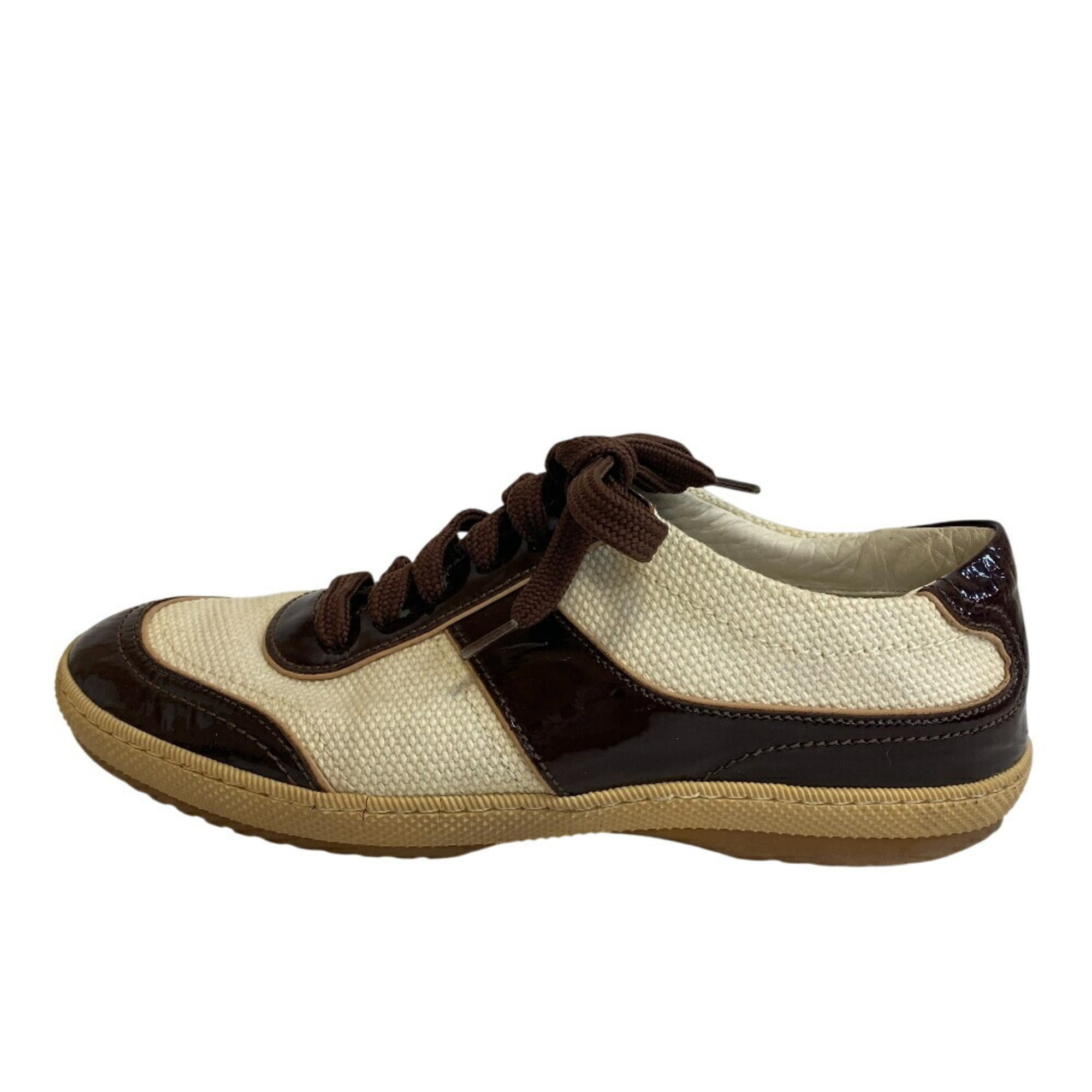 Louis Vuitton Brown White Sneakers (Pre-Owned)