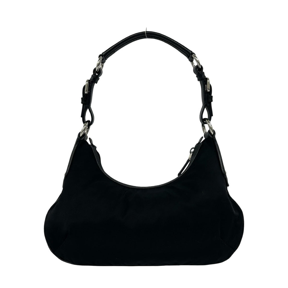 Gucci Black Canvas Leather Boston Bag Handbag (Pre-Owned)