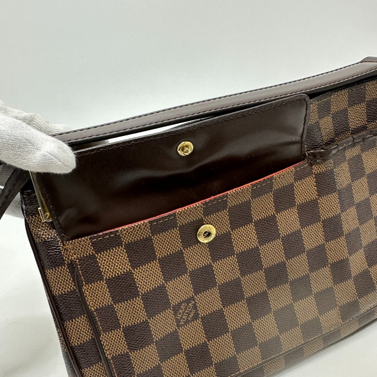 Louis Vuitton Damier Brown Ebene Damier Canvas Shoulder Bag (Pre-Owned)