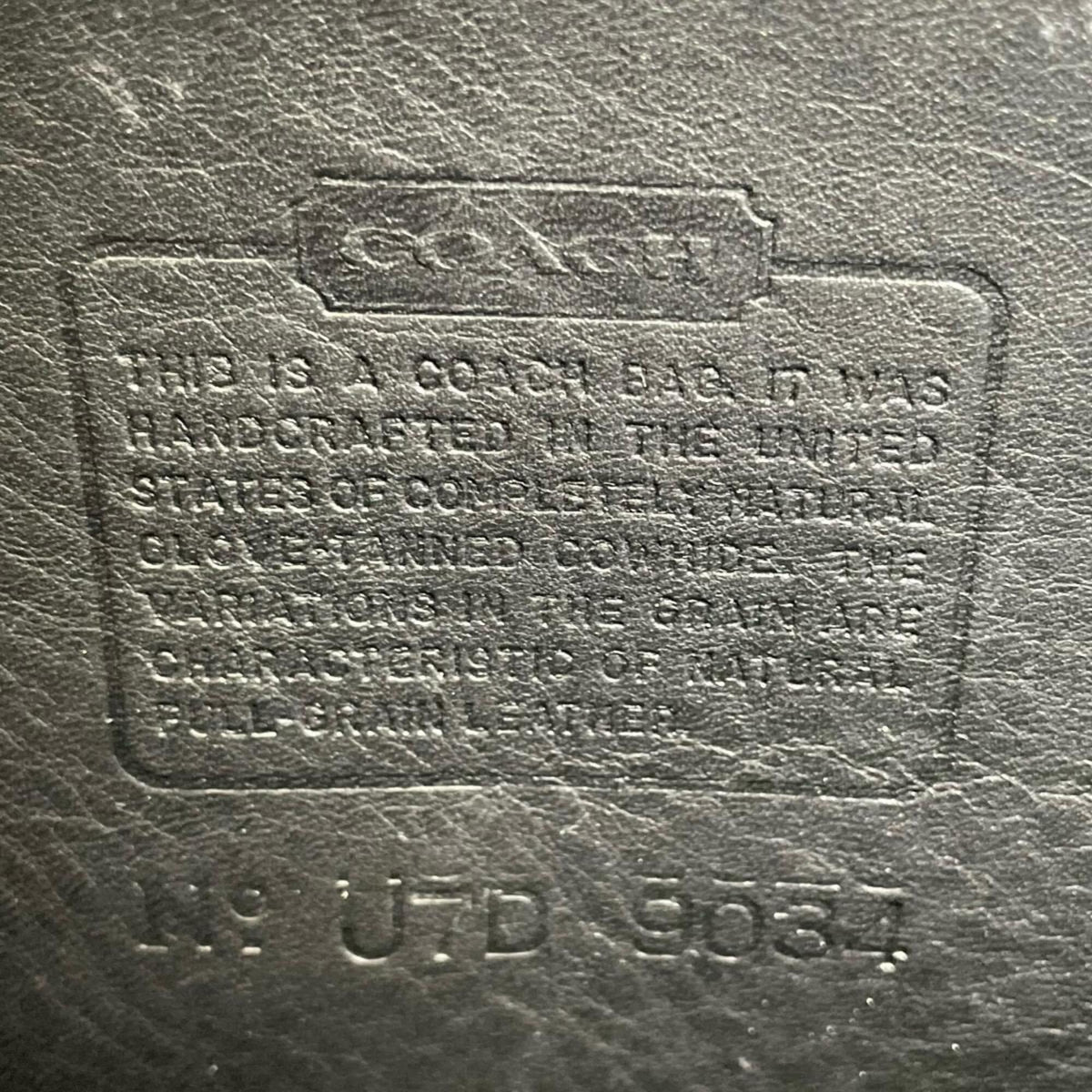 Coach Black Leather Shoulder Bag (Pre-Owned)