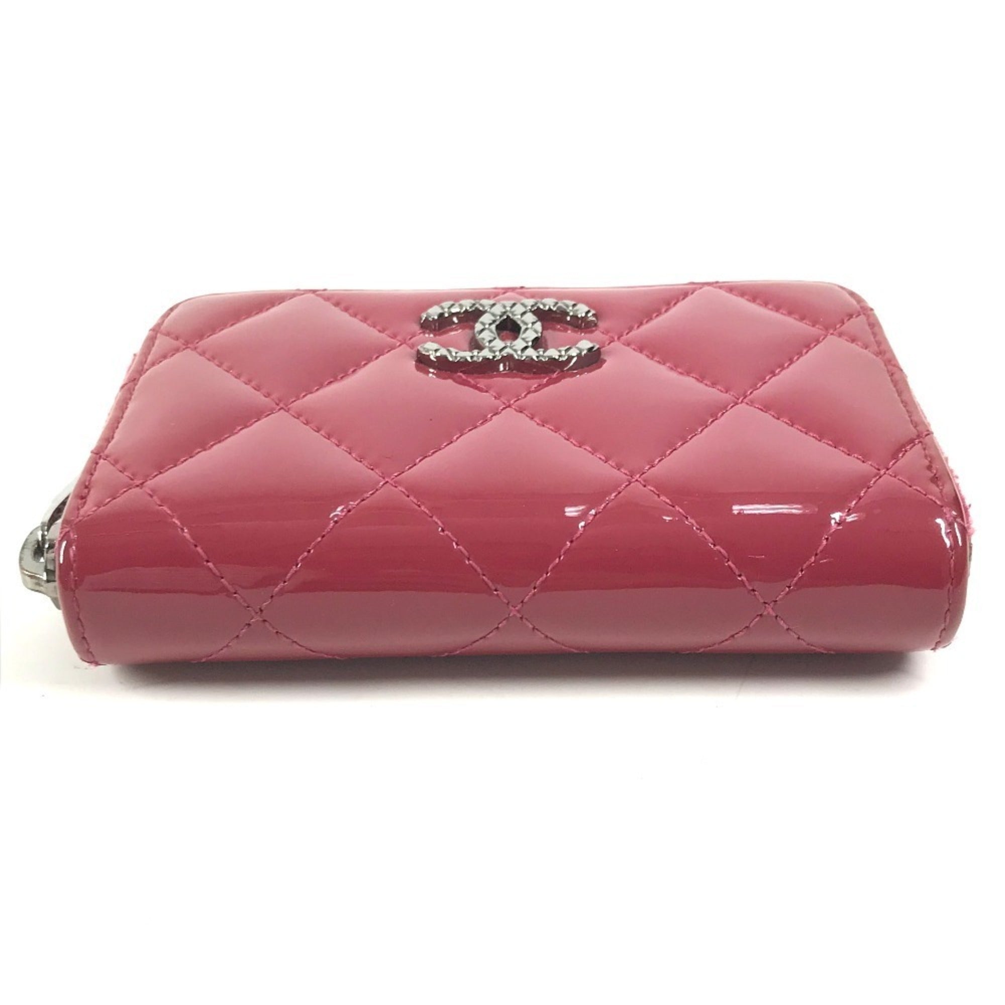 Chanel Pink Quilting Coin Purse/Coin Case (Pre-Owned)